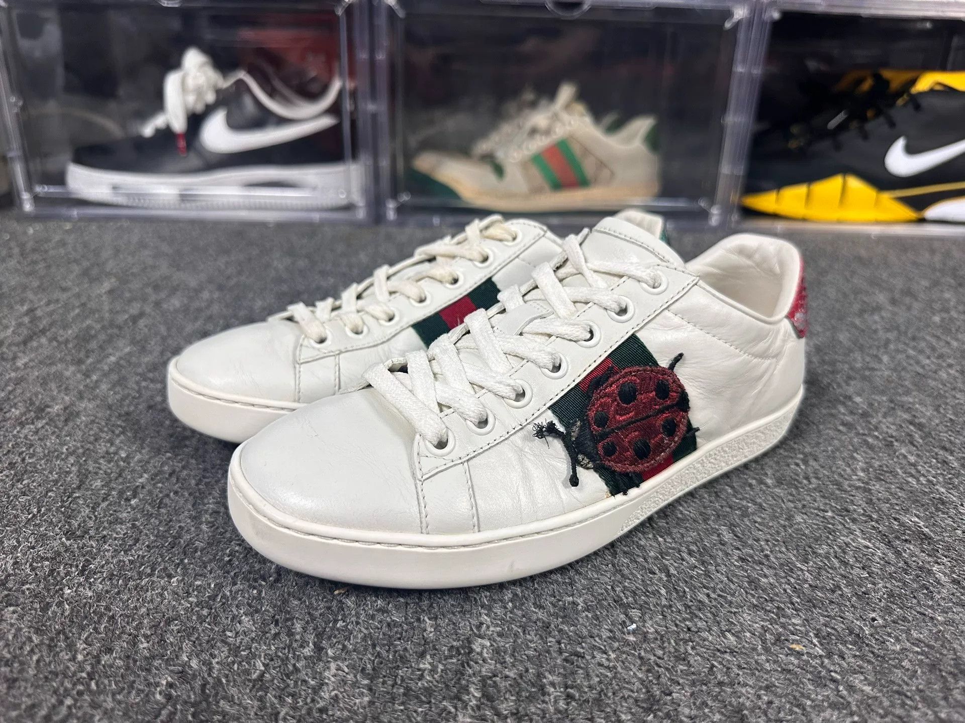 Gucci Gucci Embroidered Lowtop Sneakers it_34-5 Women Size US 4.5 / IT 34.5 - 1 Thumbnail