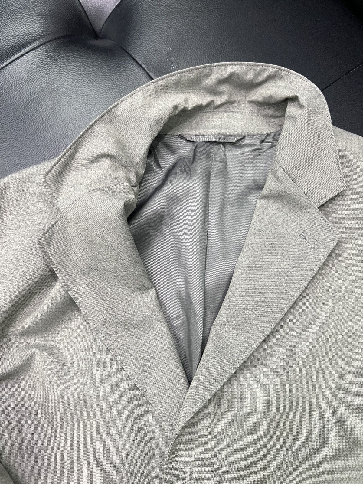 Lemaire Lemaire Structured Shoulder Wool Coat Size 42L - 12 Thumbnail