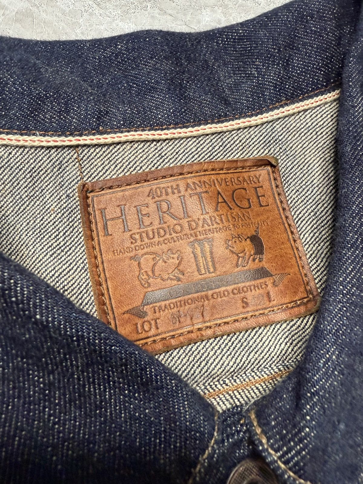 Studio D'Artisan Studio D artisan 40th Anniversary 13OZ Type 1 Jacket Size US XL / EU 56 / 4 - 9 Thumbnail