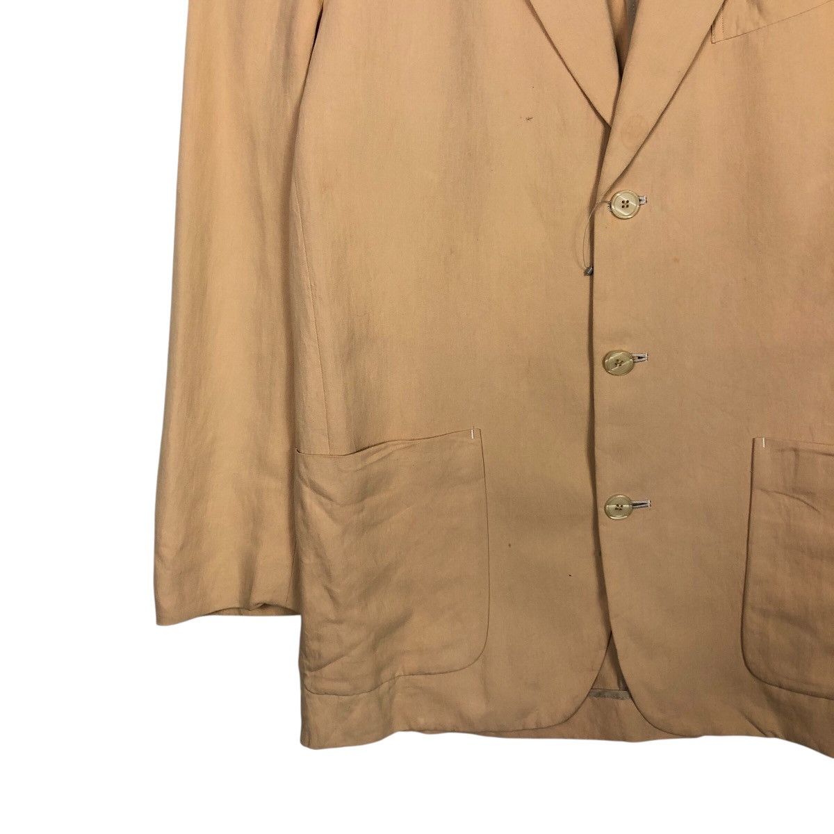 Japanese Brand Kenzo Paris Oversized Beige Cotton Blazer — Archival Look Size US M / EU 48-50 / 2 - 5 Thumbnail