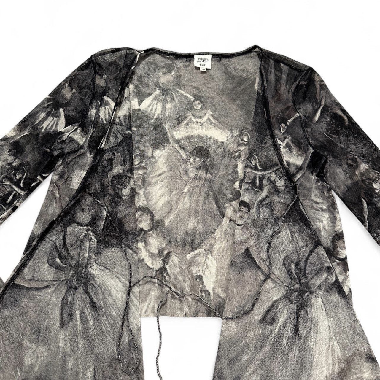 Jean Paul Gaultier Jean Paul Gaultier 2003 Ballet Mesh Top Size M / US 6-8 / IT 42-44 - 4 Thumbnail