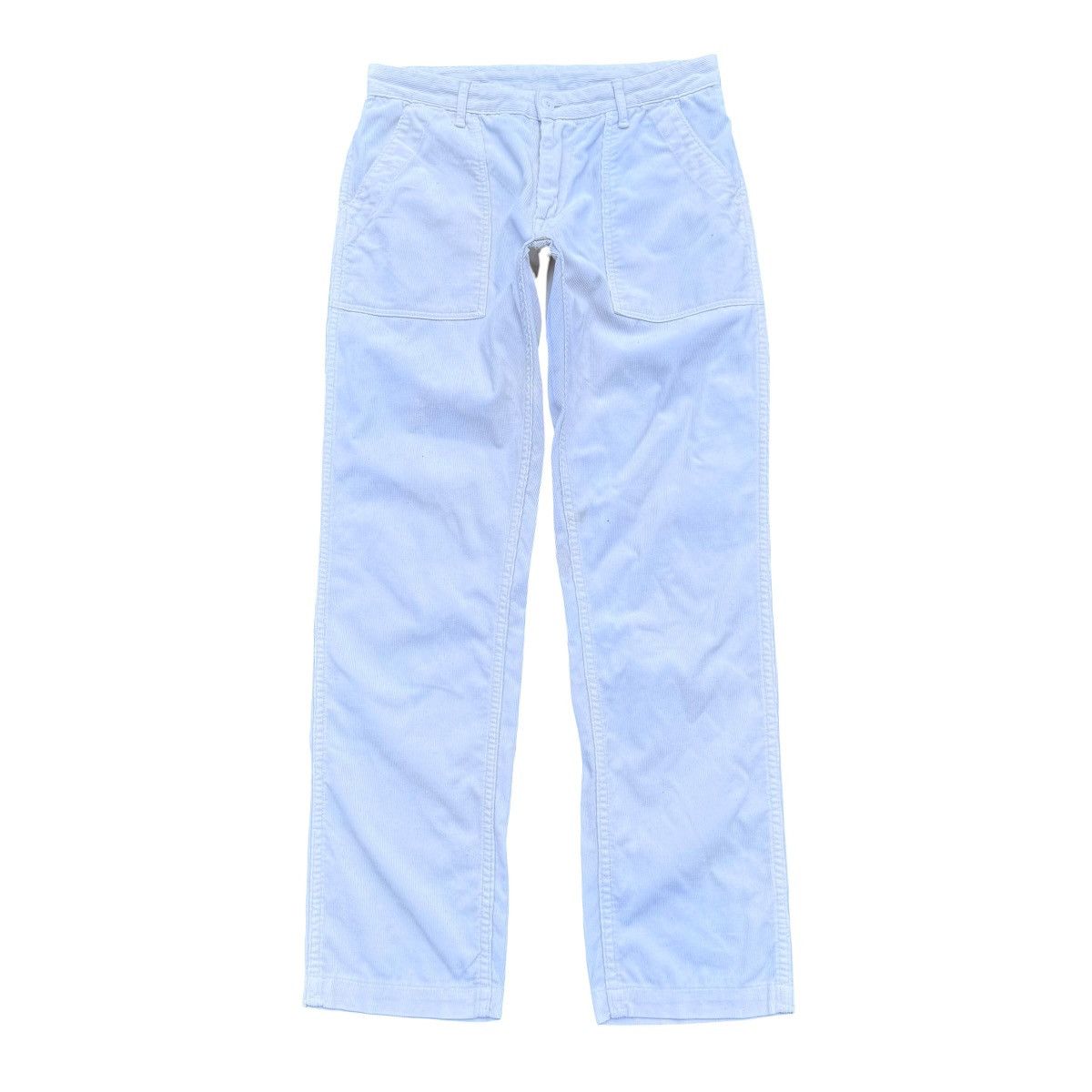 Danton Vintage Danton White Corduroy Fatigue Pants Size US 29 - 2 Thumbnail