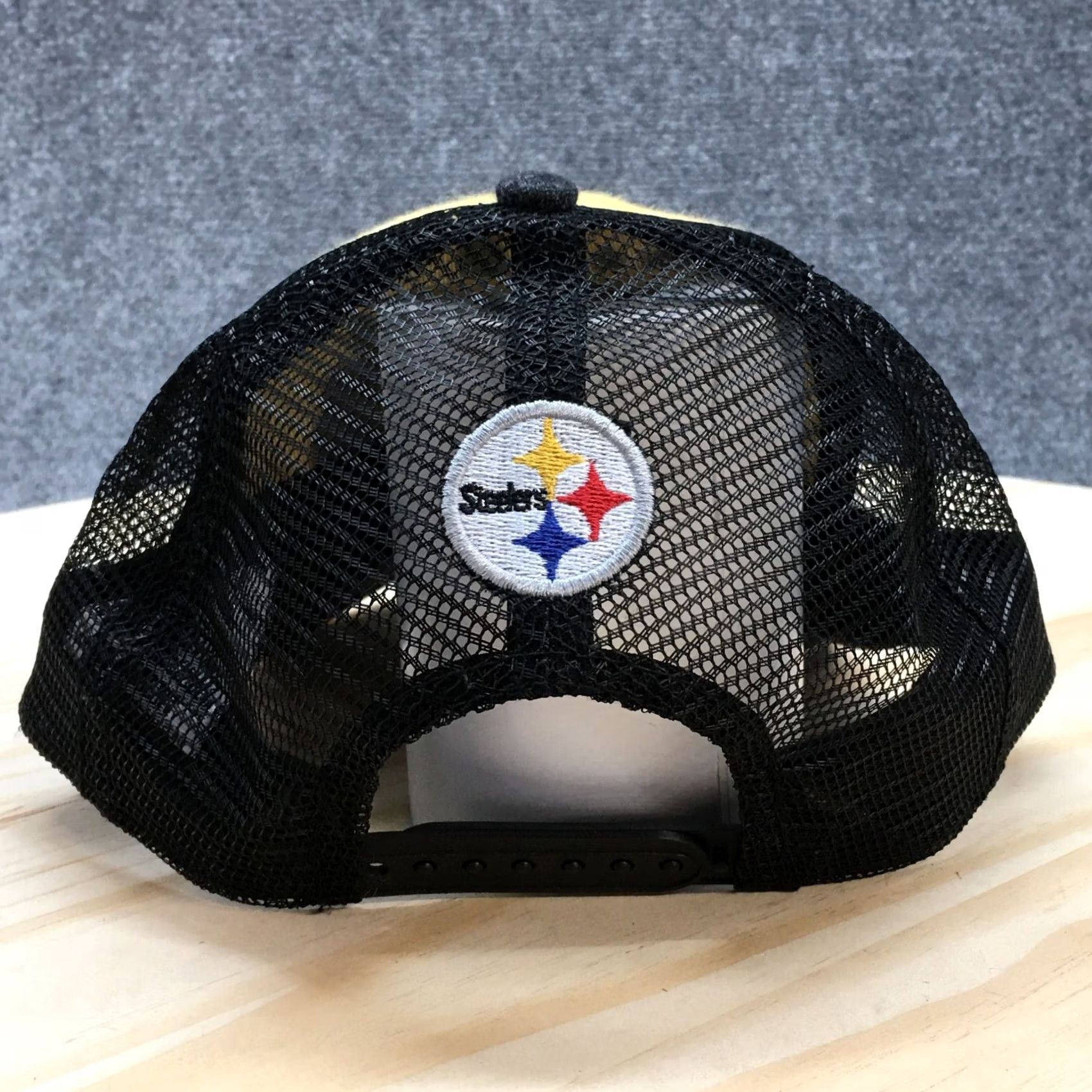 New Era Pittsburgh Steelers New Era Trucker Hat Womens Black Yellow One Size Adjustable Size ONE SIZE - 6 Thumbnail