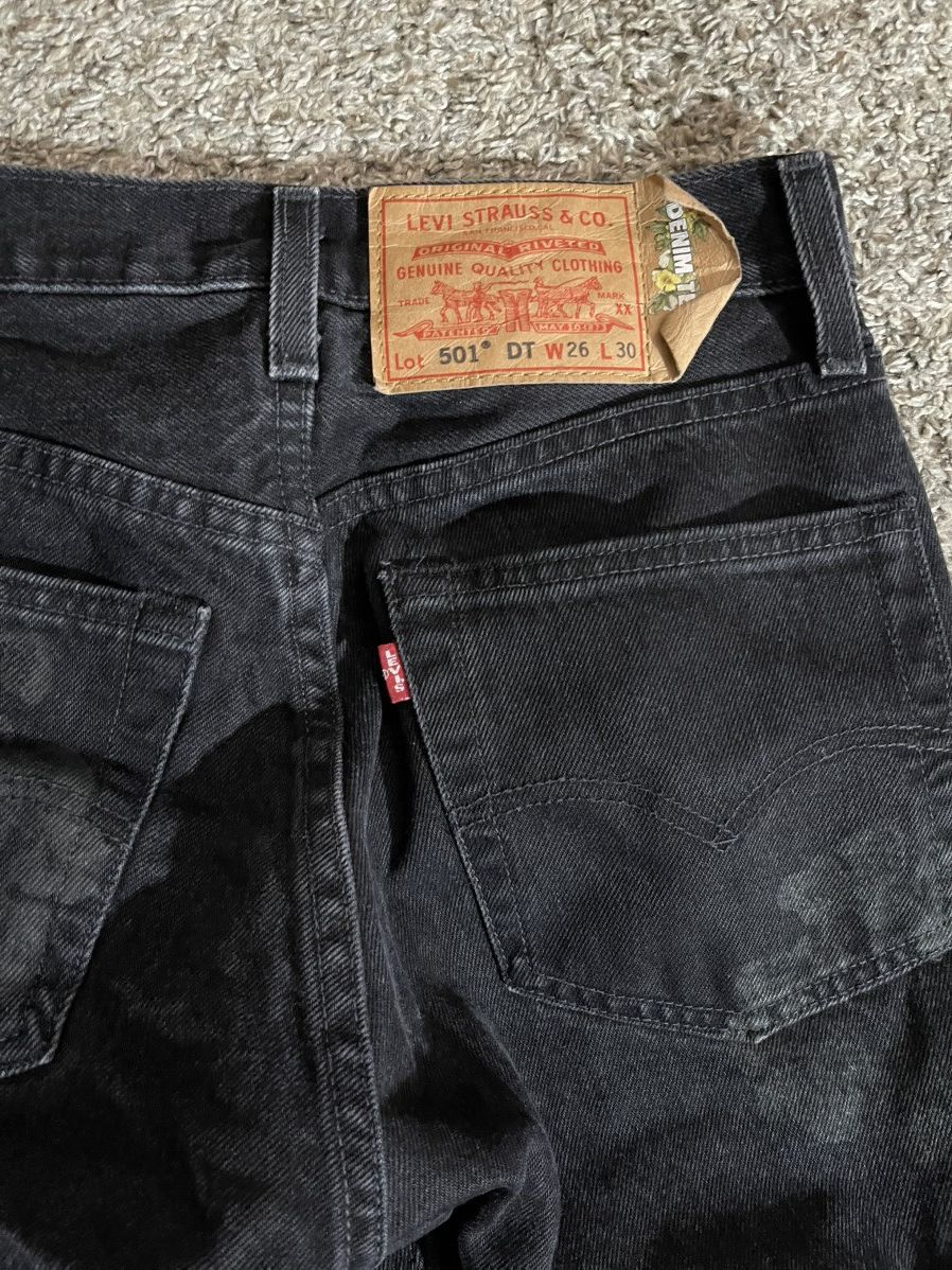 DENIM TEARS Denim Tears Mono Cotton Black denim Size US 26 / EU 42 - 7 Thumbnail