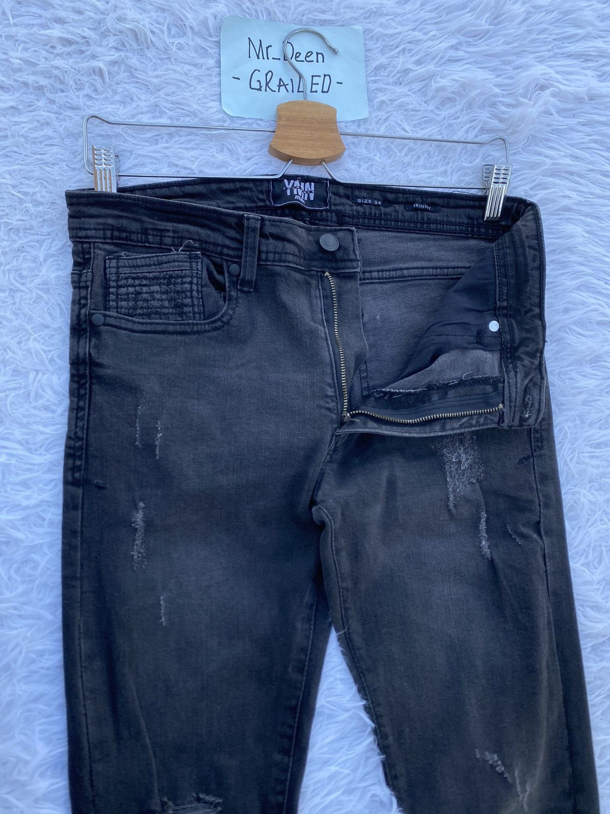 Japanese Brand Rare Vintage Youngmen YMN Max Skinny Jeans/ Denim Size US 32 / EU 48 - 11 Thumbnail