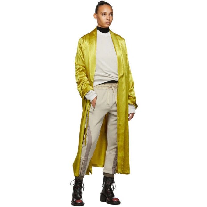 Haider Ackermann Beige Velour Freeman Sweatshirt Size XXS / US 00 / IT 34 - 4 Thumbnail