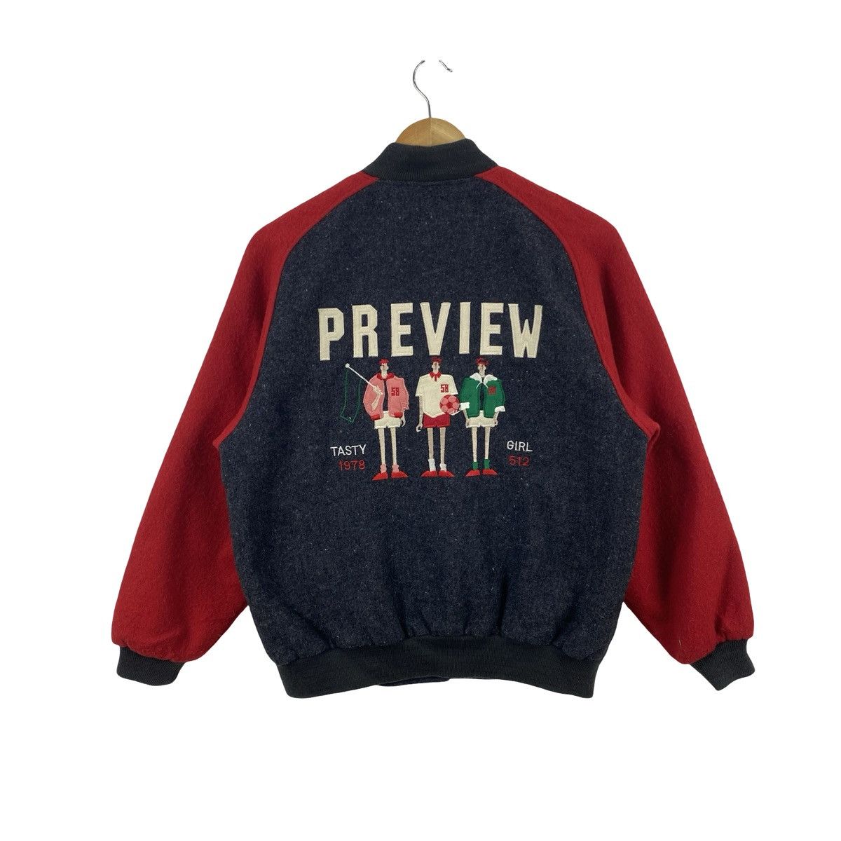 Vintage Vintage SUNFORD JUNIOR Total Fashion Vintage Varsity Bomber Size US M / EU 48-50 / 2 - 7 Thumbnail