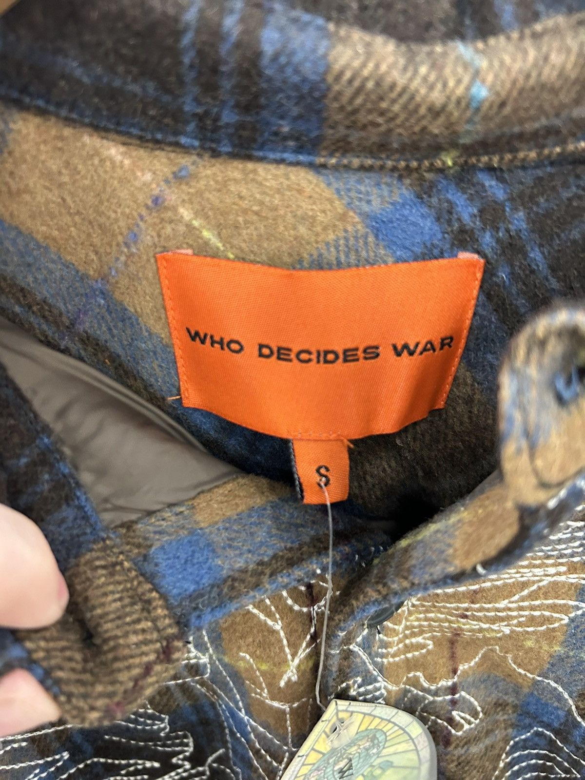 Who Decides War Who Decides War Heavy Embroidered Flannel Size US S / EU 44-46 / 1 - 3 Thumbnail