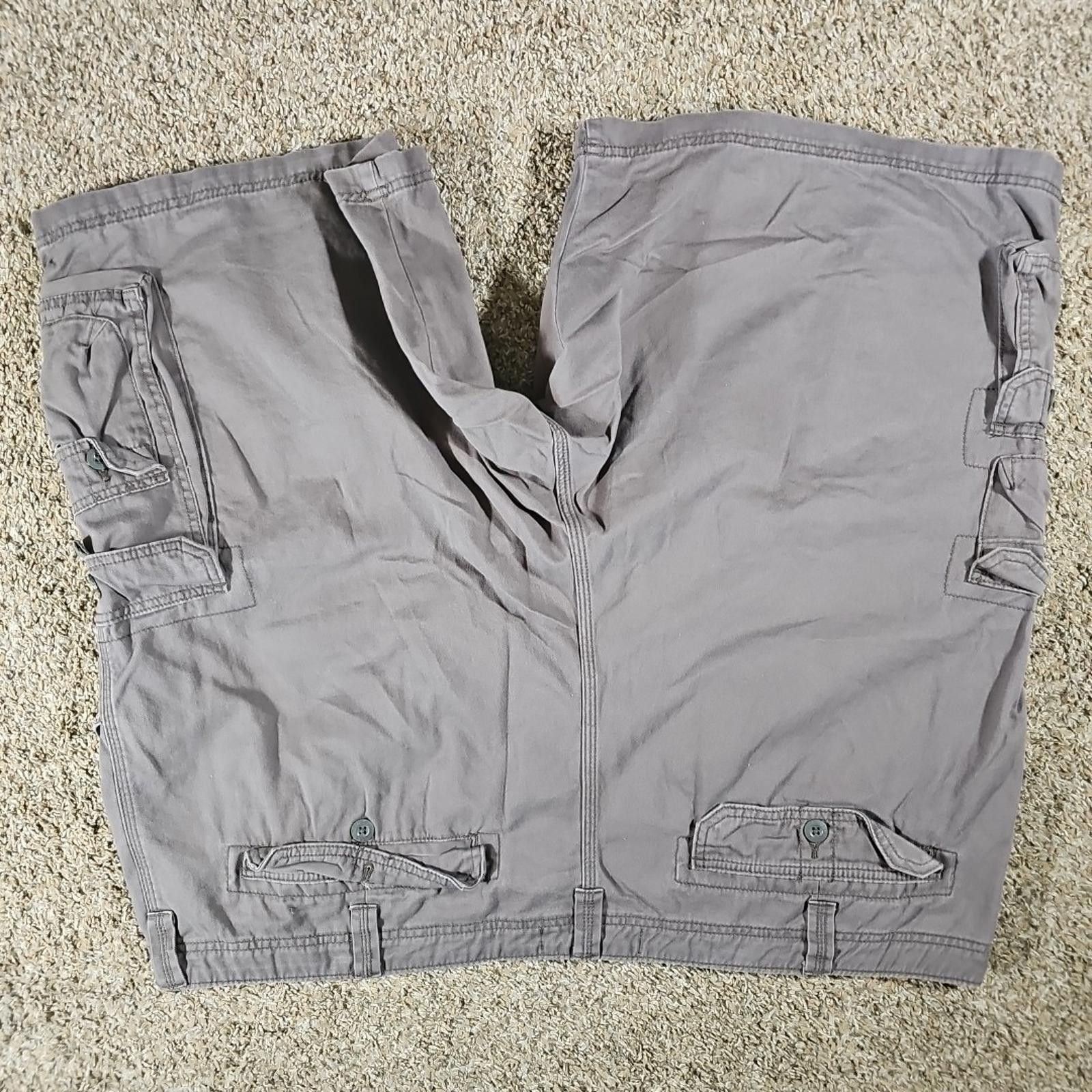Lee Lee Dungarees Cargo Shorts Sz 50 Gray Utility Grunge Size US 44 / EU 60 - 6 Thumbnail