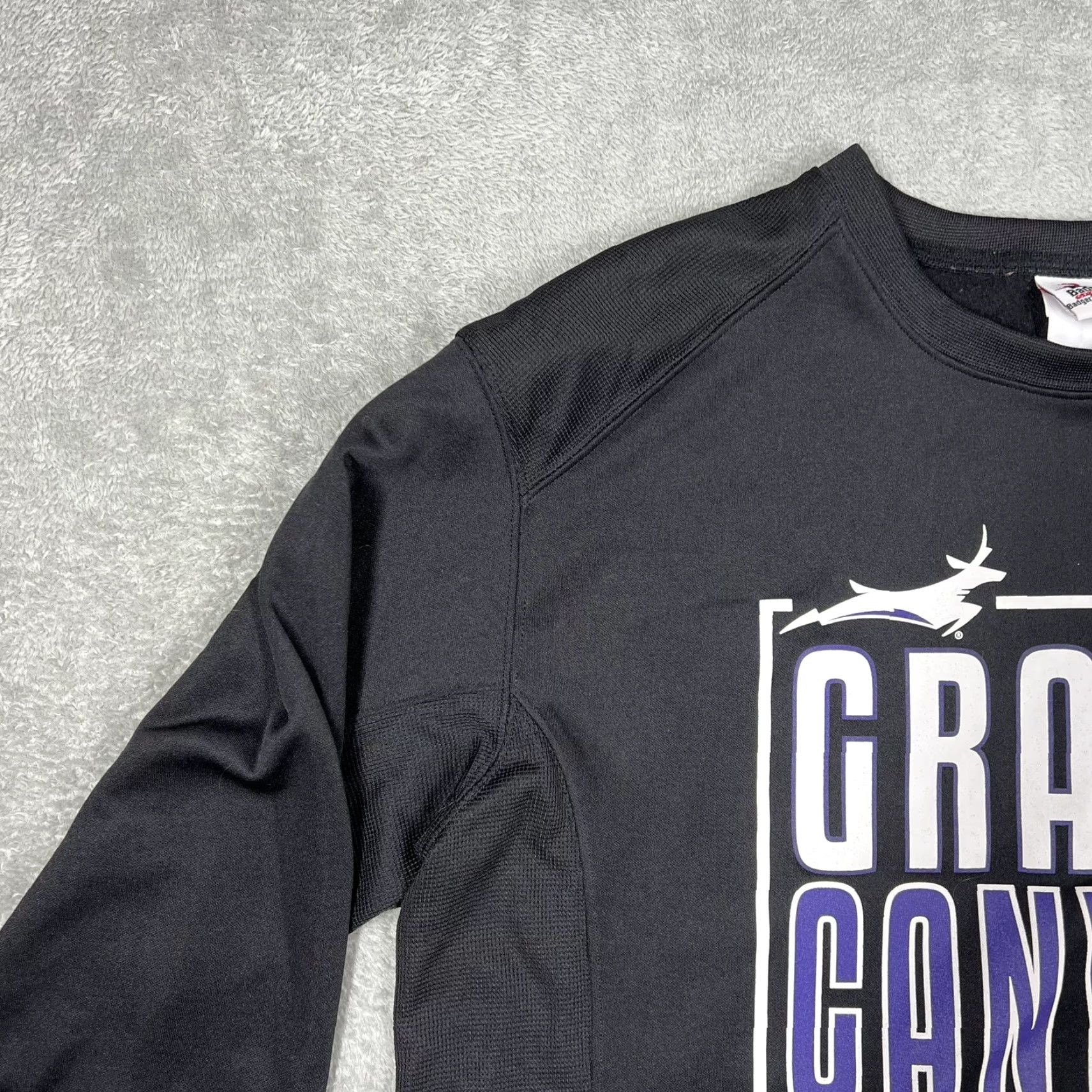 Vintage GCU Badger Men’s Crewneck Sweatshirt M Black Pullover Logo Solid Campus University Sweatshirt Regular Fit Size US M / EU 48-50 / 2 - 5 Thumbnail
