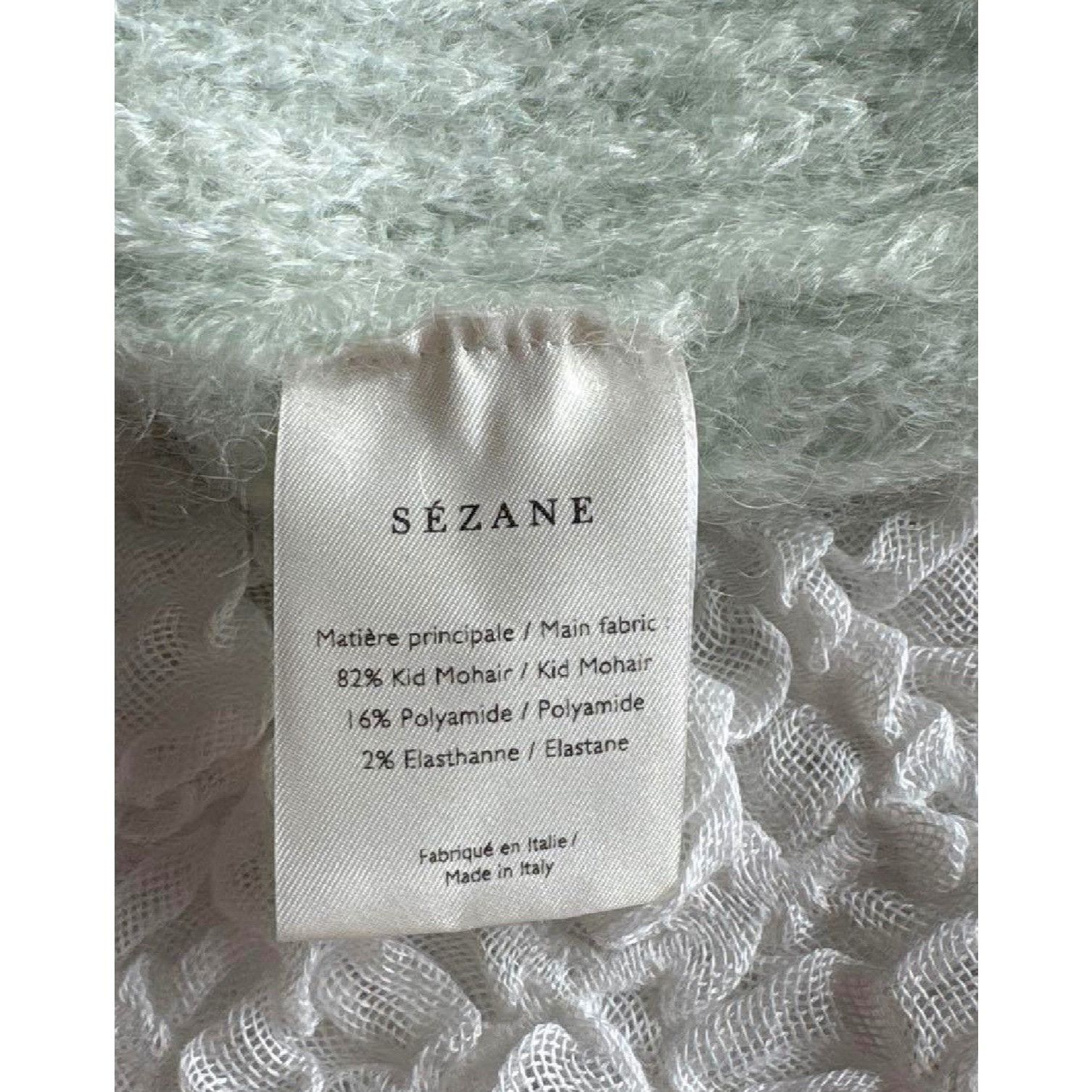 Sezane Rare Sezane mint light green Italy jumper sweater SZS Size S / US 4 / IT 40 - 5 Thumbnail