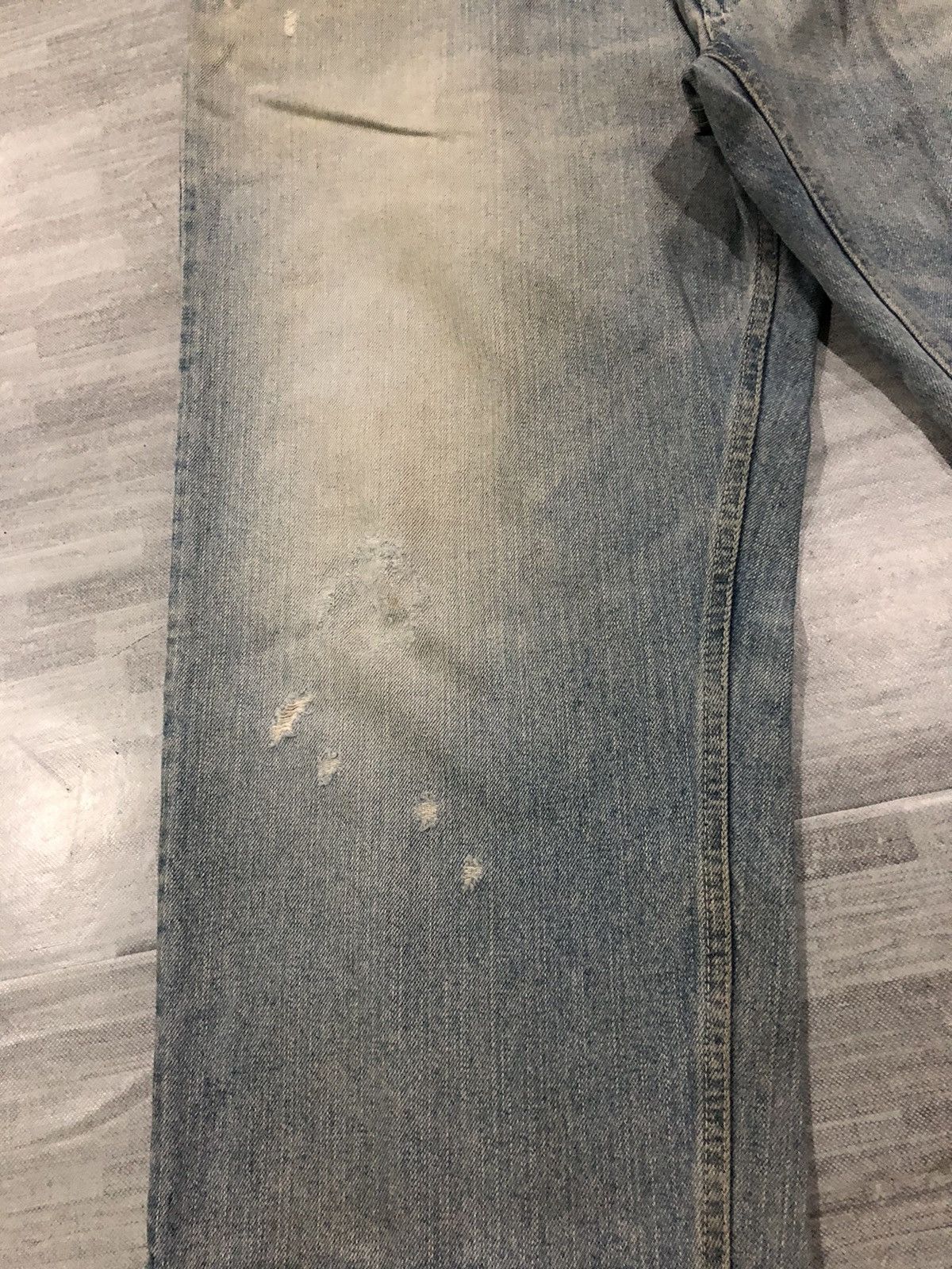 FDMTL × Vintage Vintage Scanner Fundamental Flare Jeans Disteressed Size US 35 - 6 Thumbnail