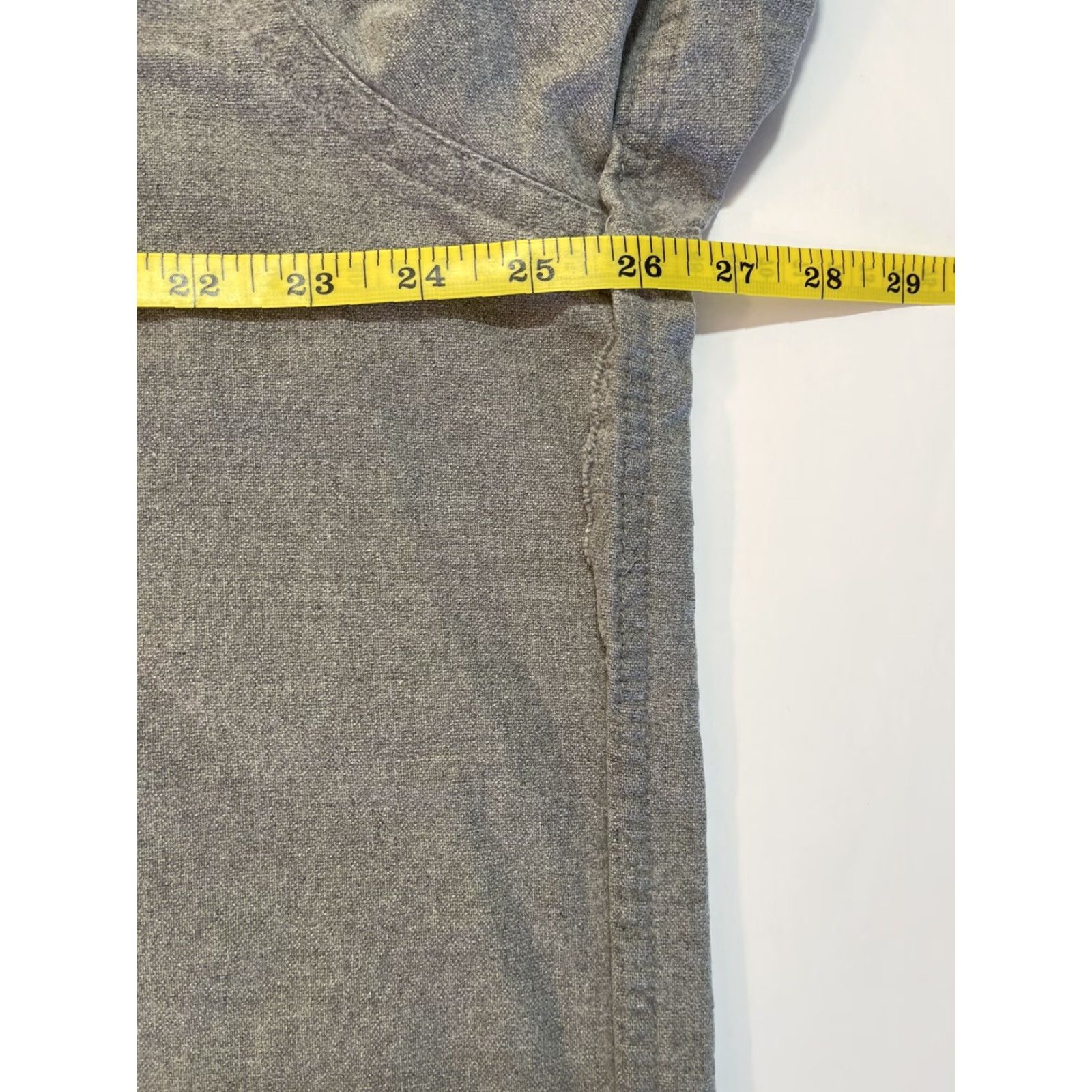 Vintage VINTAGE LL Bean Chamois Cloth Shirt Mens Button-Up 17.5 Gray 48 Chest USA Fall Winter Long Sleeve Mens 100% Cotton Size US XL / EU 56 / 4 - 6 Thumbnail