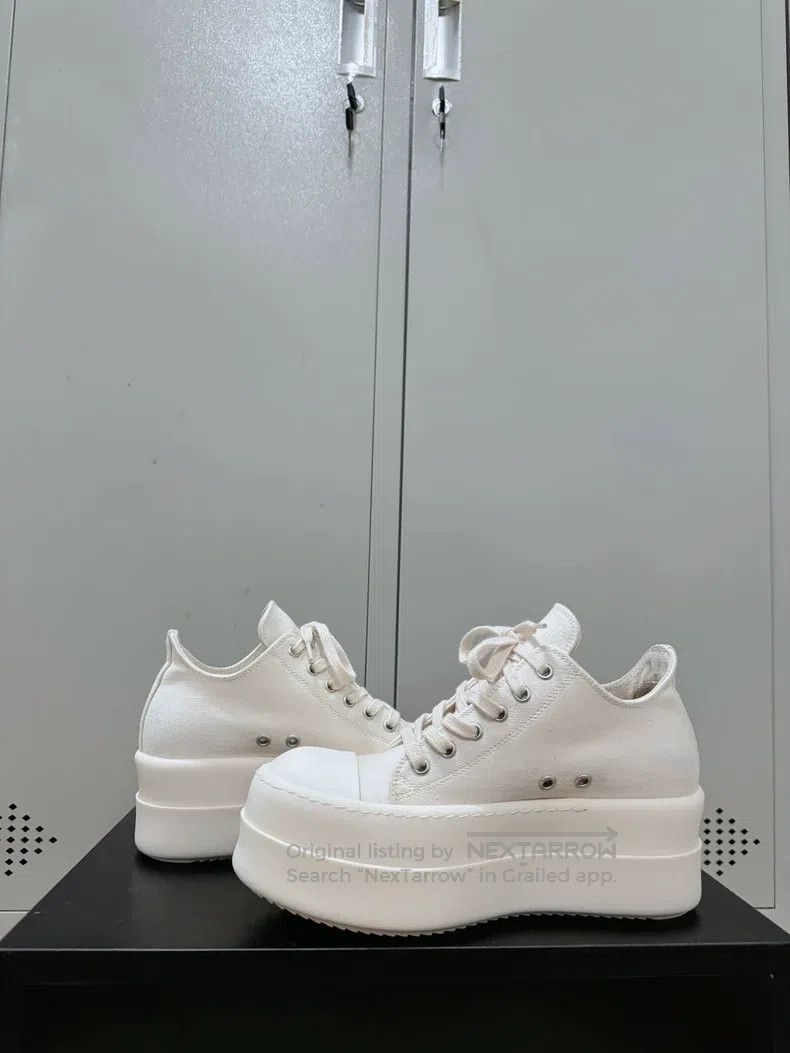 Rick Owens Rick Owens Top-tier thick sole ivory milk Converse Size US 5.5 / EU 38 - 6 Thumbnail