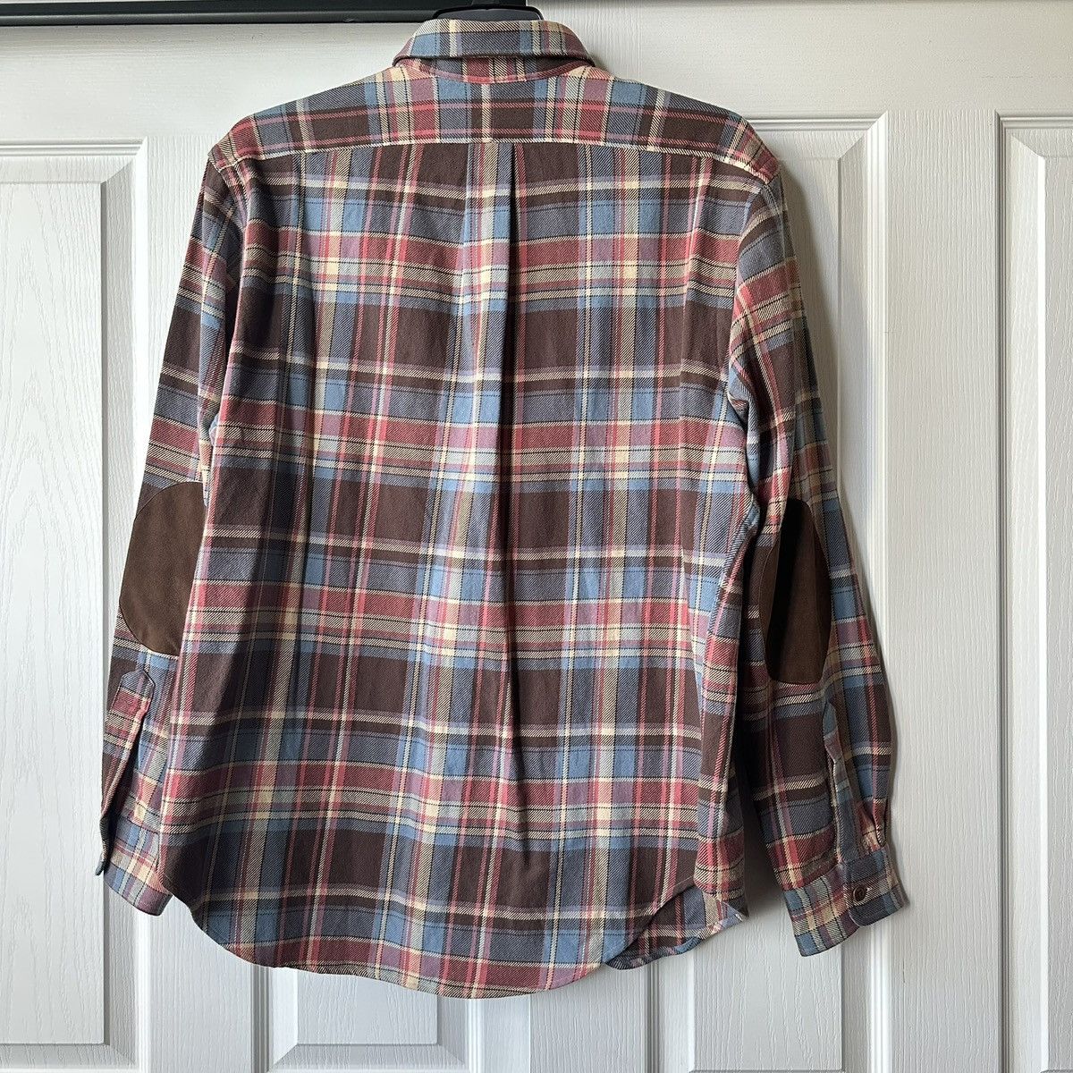 Polo Ralph Lauren Polo Ralph Lauren Flannel Blue Plaid Shirt Large Vintage Size US L / EU 52-54 / 3 - 10 Thumbnail