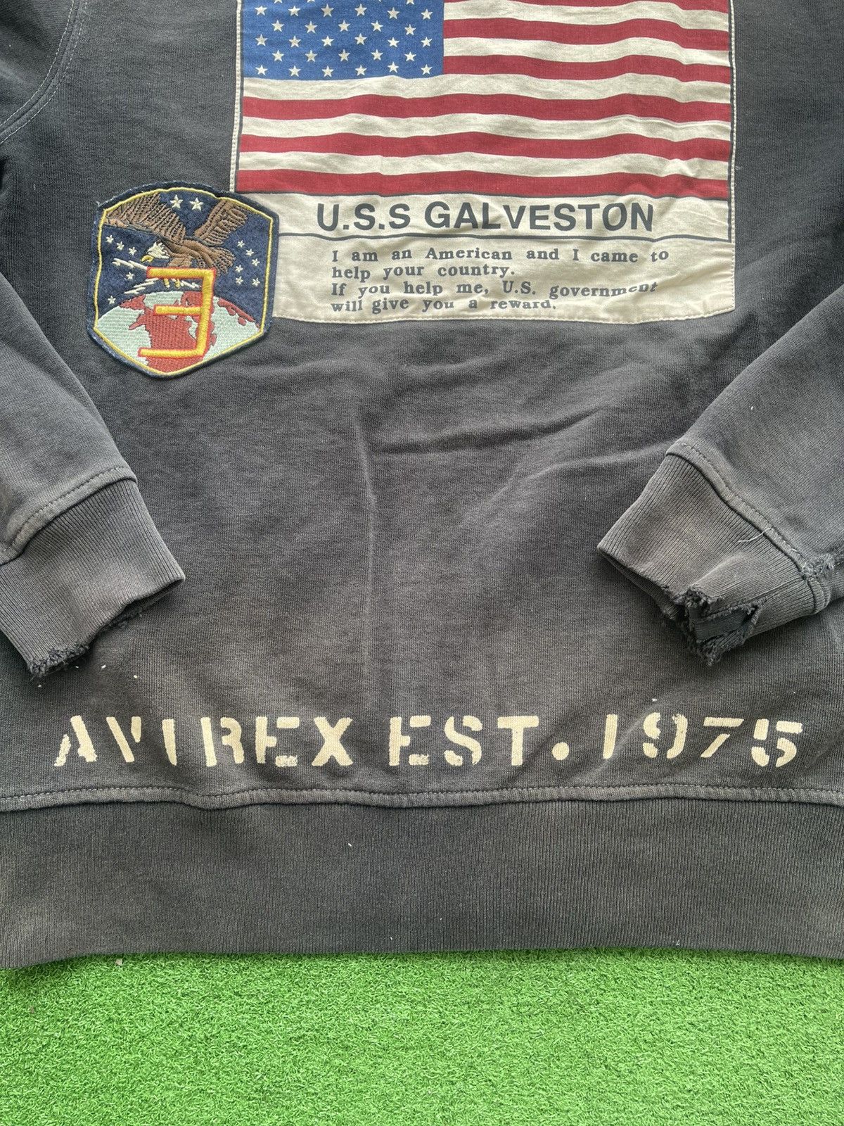 Avirex 🔥HOT🔥VINTAGE AVIREX U.S NAVY PATCHES ZIPPER UP VERY RARE Size US M / EU 48-50 / 2 - 13 Thumbnail