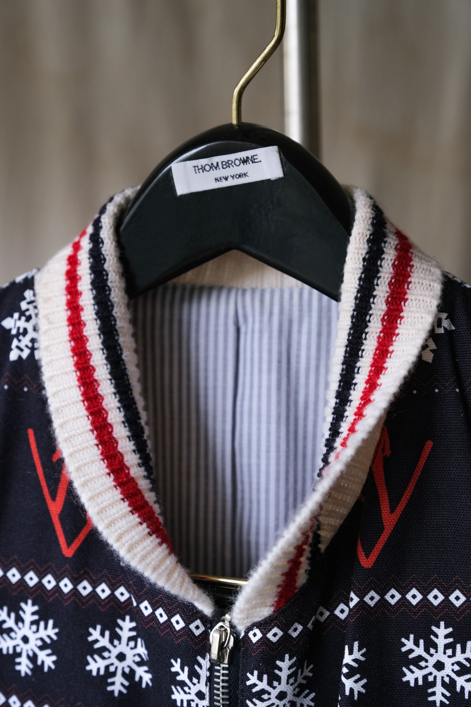 Thom Browne THOM BROWNE Joyce 2009F/W Pattern Blouson Jacket Size L / US 10 / IT 46 - 2 Thumbnail