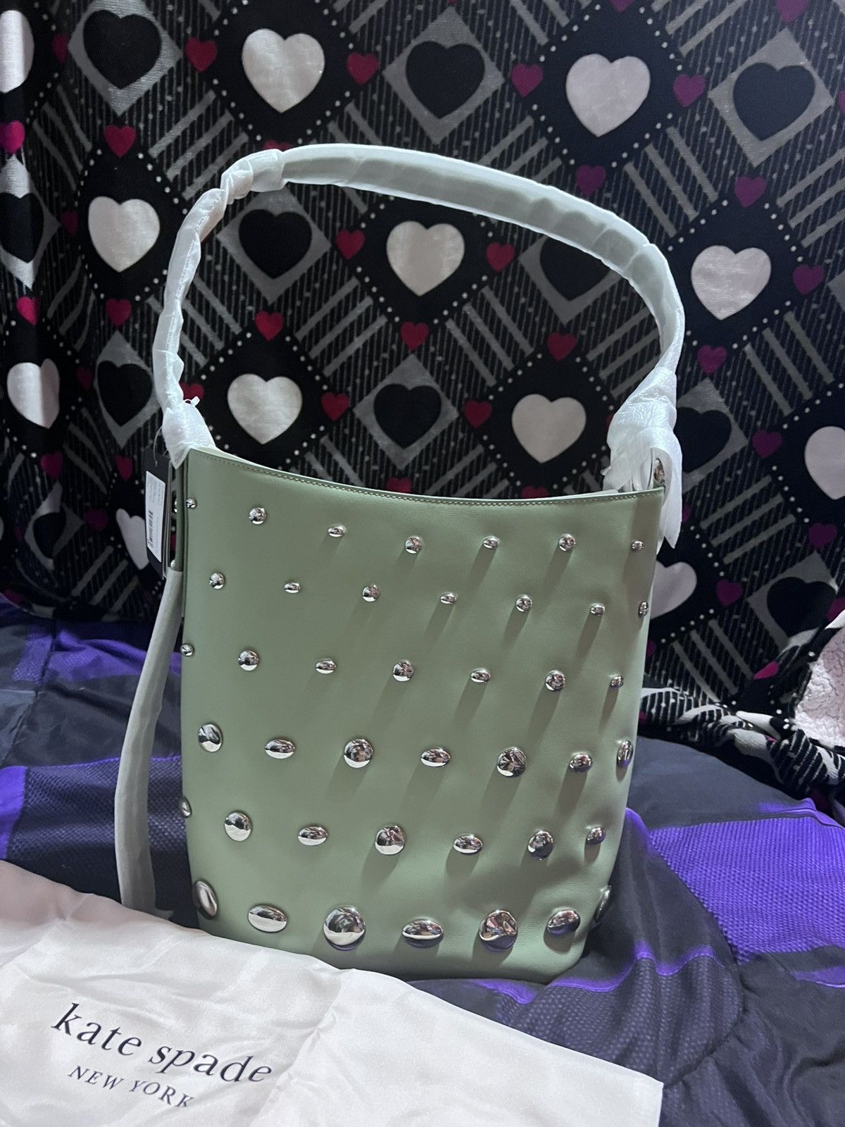 Kate Spade Kate Spade New York Halo Studded Bucket Bag 100% Authentic Size ONE SIZE - 2 Thumbnail