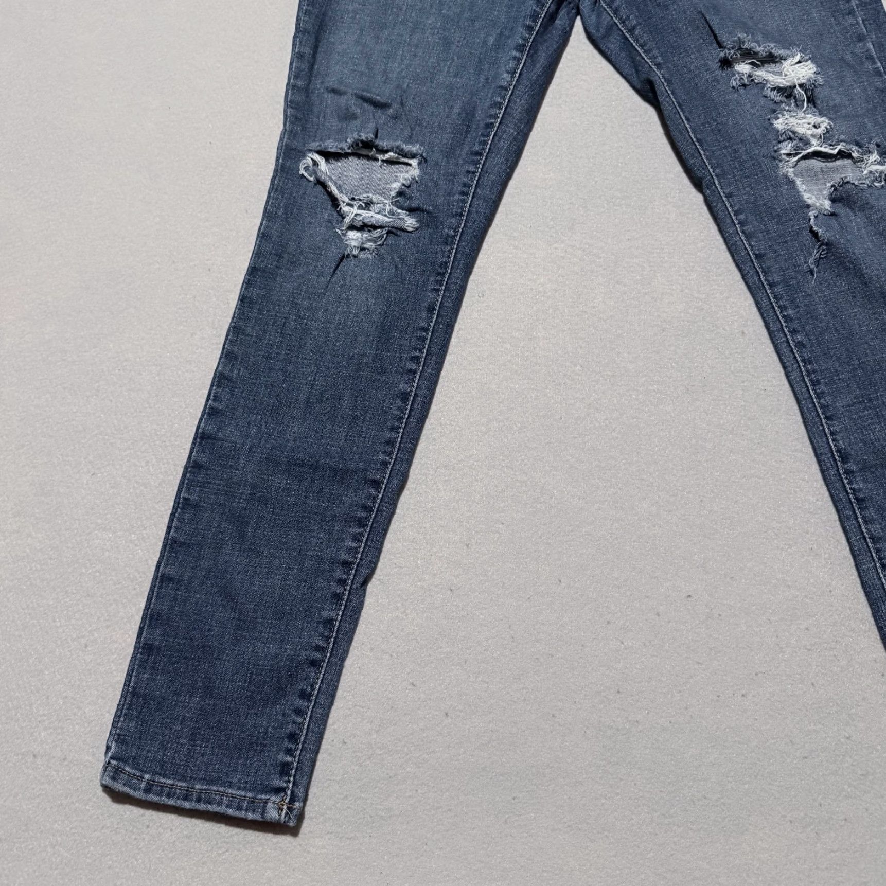 Levi's Levi's 721 High Rise Skinny Jeans Women's Blue Denim Distressed Retro - 30 Jeans Size 30" / US 8 / IT 44 - 5 Thumbnail