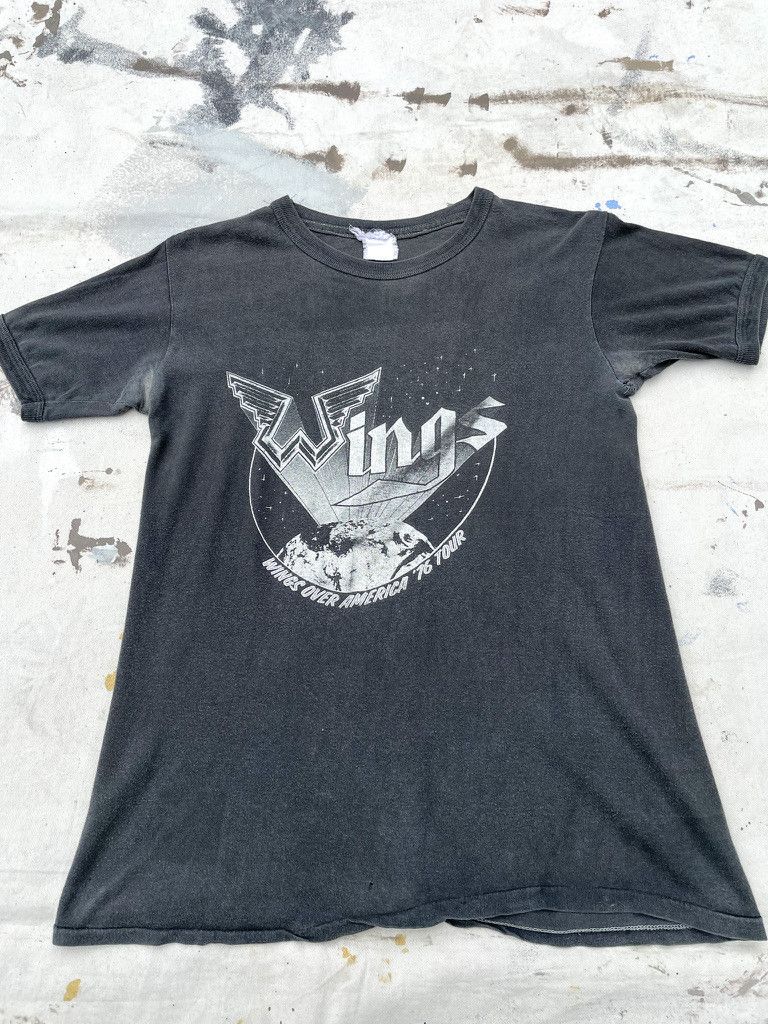 Vintage Vintage Paul McCartney Wings Over America ’76 Tee 1970s Size US S / EU 44-46 / 1 - 3 Thumbnail