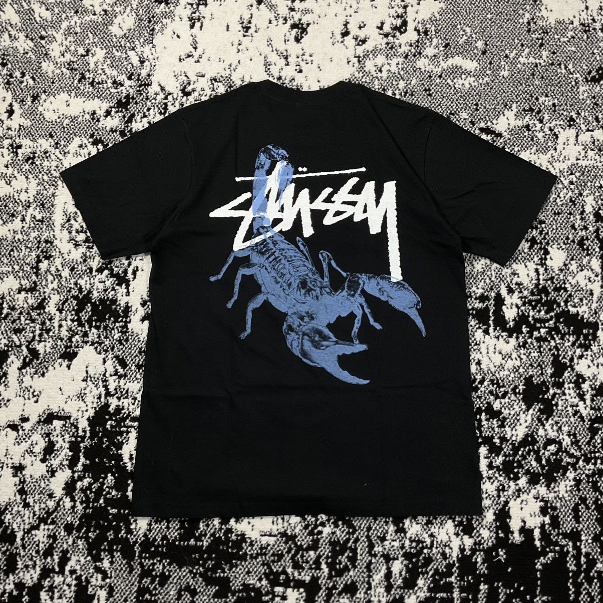 image of Stussy Scorpion Tee - L in Black, Men's (Size Large)