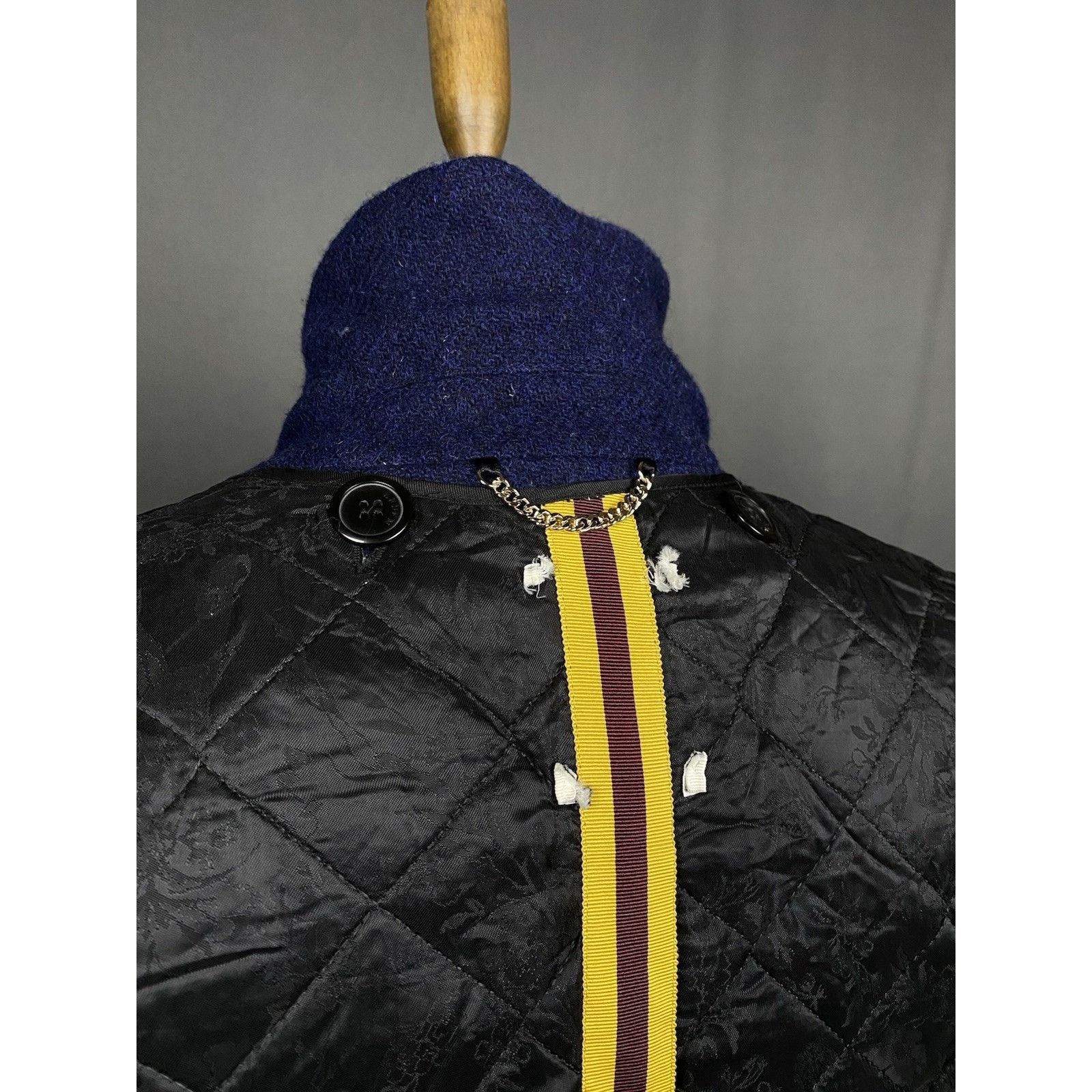 Harris Tweed MINT! Harris Tweed Men's Blue Insulated Wool Coat Size 46 R Size US S / EU 44-46 / 1 - 10 Thumbnail