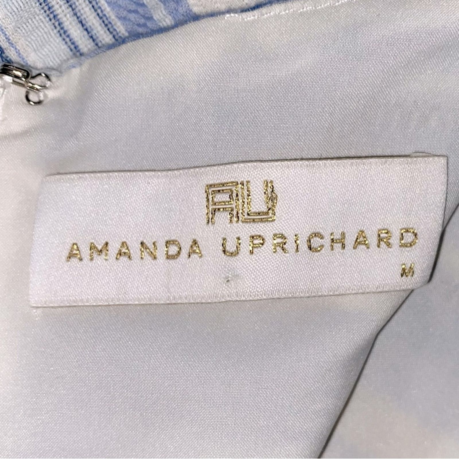Amanda Uprichard Amanda Uprichard $245 Vineyard Striped Mini Dress MED EUC Size M / US 6-8 / IT 42-44 - 4 Thumbnail