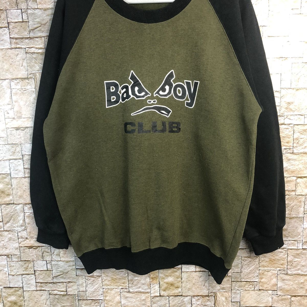 Japanese Brand Bad Boys vintage hip hop rappers Green Sweatshirt #A172 Size US M / EU 48-50 / 2 - 3 Thumbnail