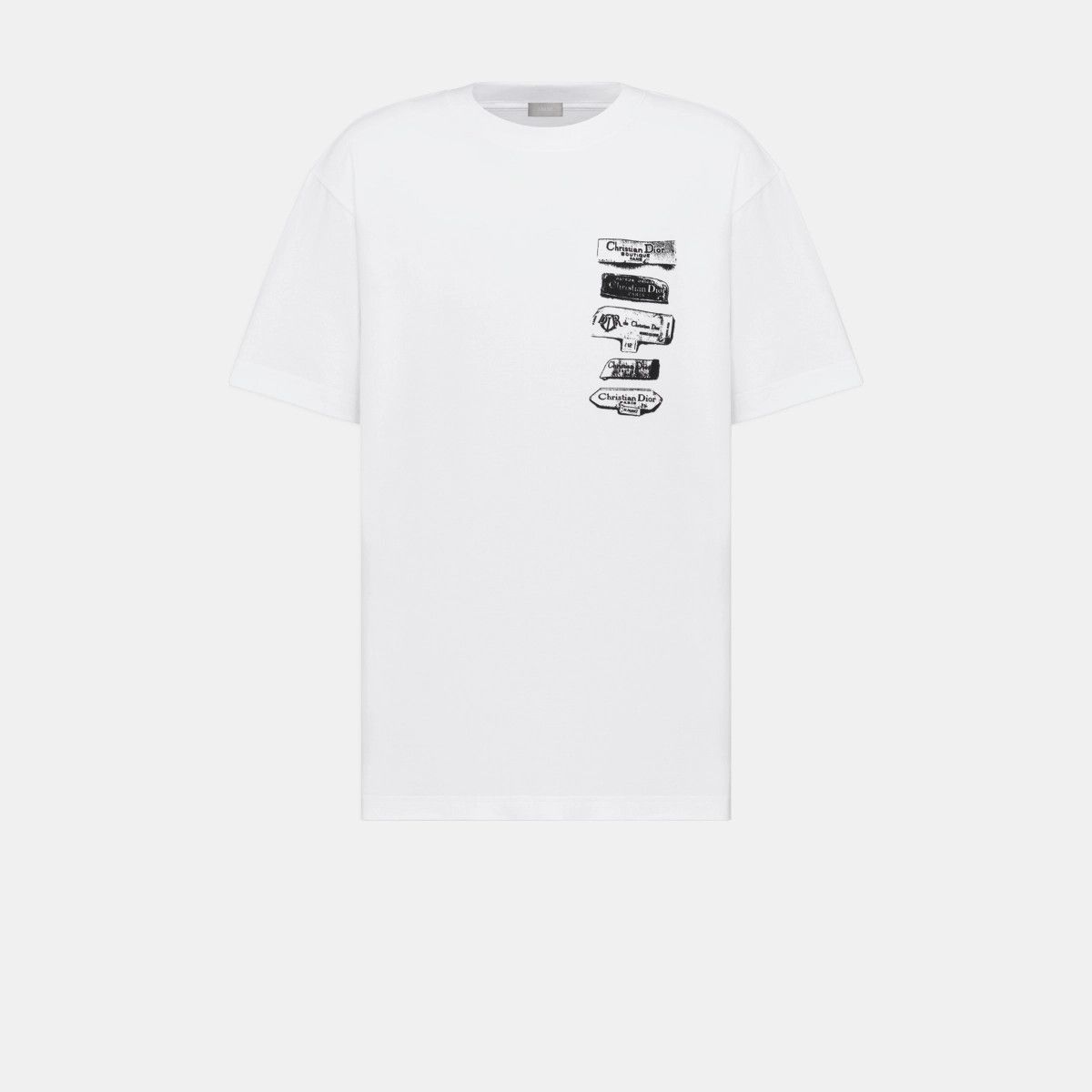 Dior o1bcso1str0326 Archives Labels T-Shirt, Relaxed Fit in White Size US M / EU 48-50 / 2 - 1 Thumbnail