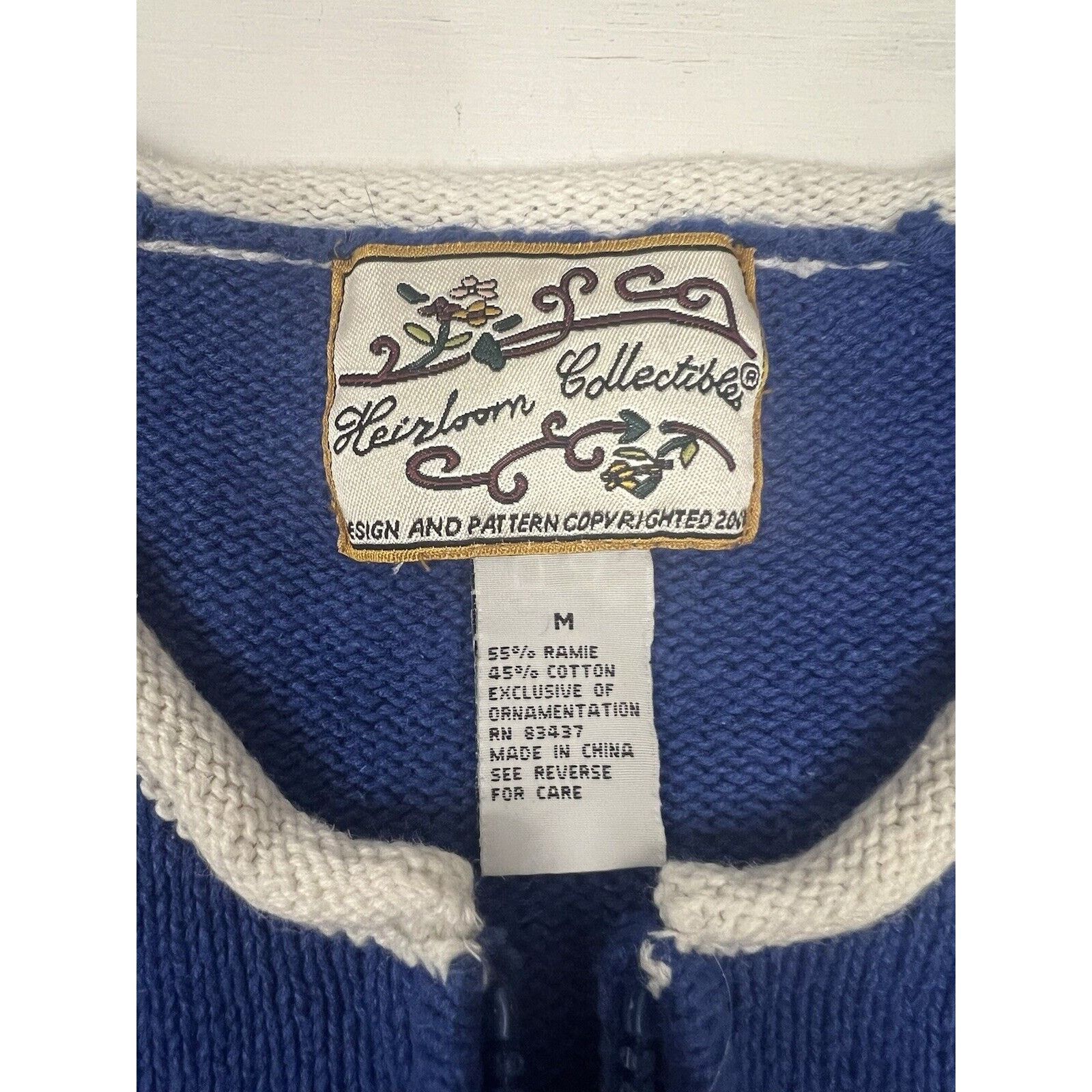 Heir VTG Heirloom Ugly Christmas Knit Cardigan Womens Sz M Size M / US 6-8 / IT 42-44 - 5 Thumbnail