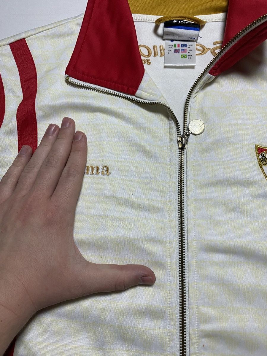 Vintage Vintage Joma Sevilla 2008/09 football y2k track jacket Size US XL / EU 56 / 4 - 14 Thumbnail