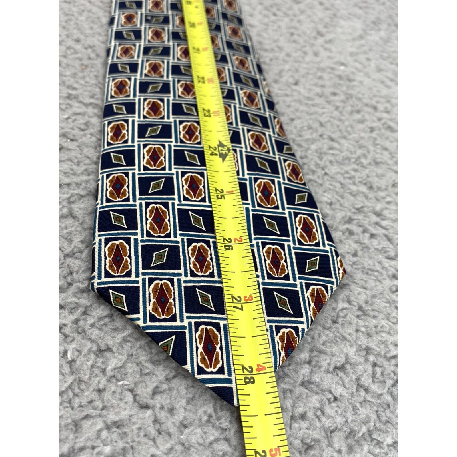 Brooks Brothers VINTAGE Brooks Brothers Geometric 100% Silk Tie Mens Classic Made in USA Preppy CorpCore Size ONE SIZE - 7 Thumbnail