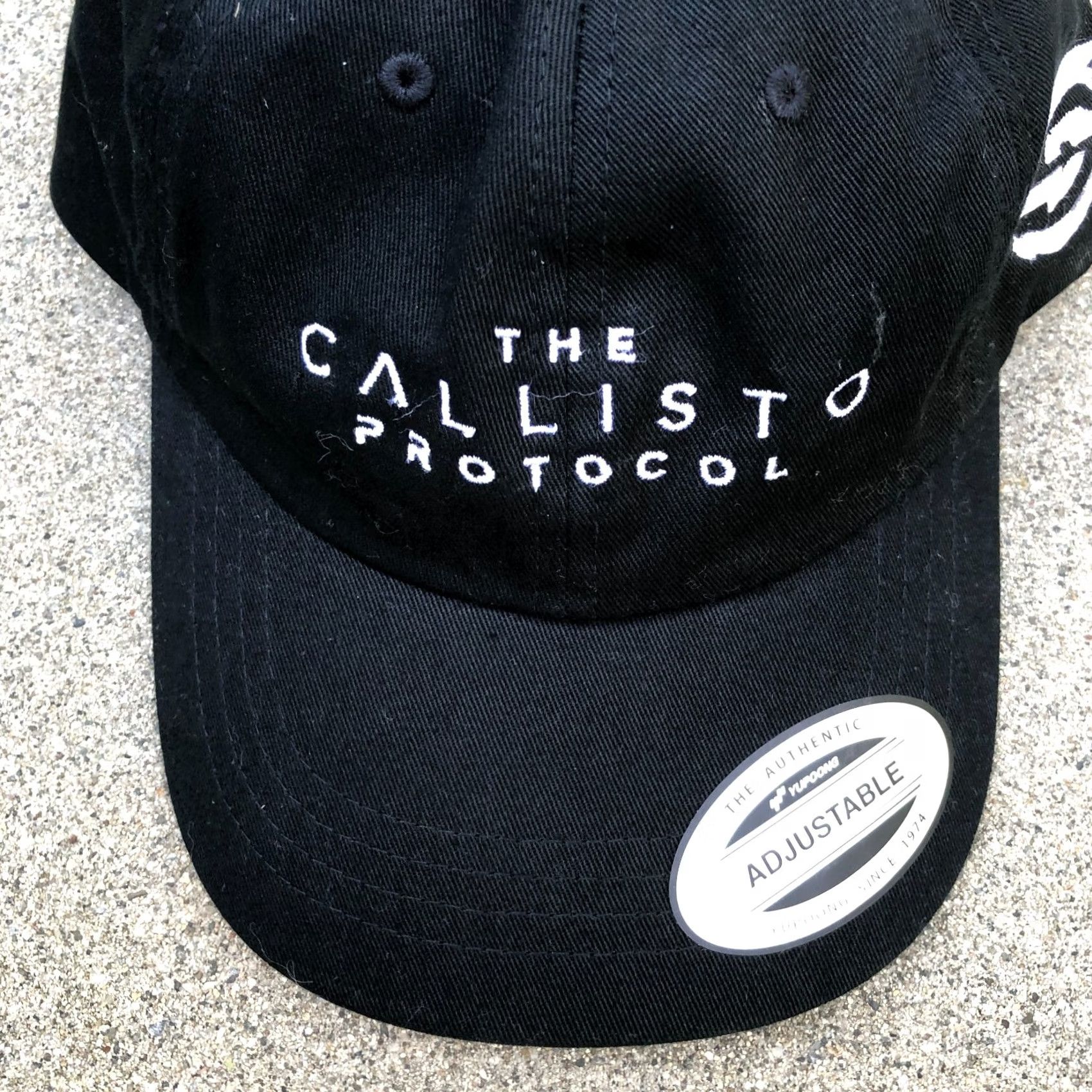 Vintage The Callisto Protocol Baseball Hat Men One Size Adjustable Cap Black Size ONE SIZE - 3 Thumbnail