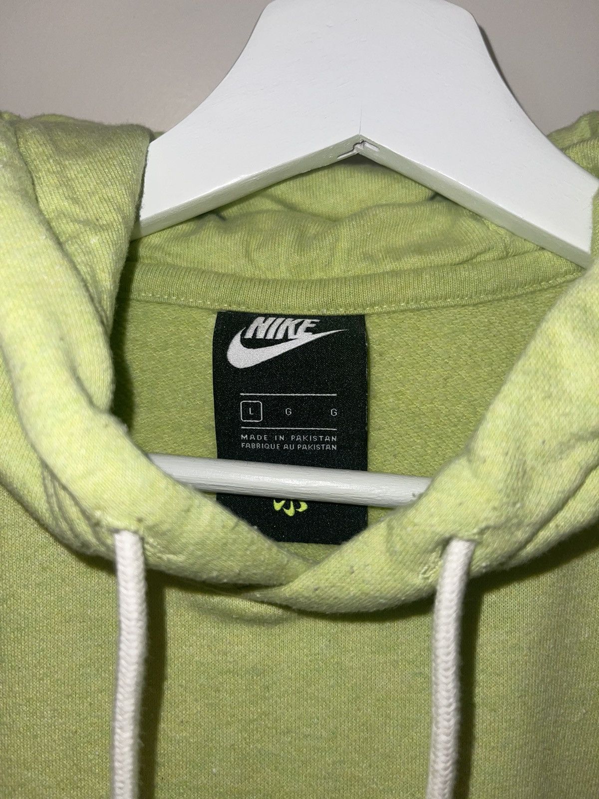 Nike Nike Swoosh Light Green Hoodie Size US L / EU 52-54 / 3 - 3 Thumbnail