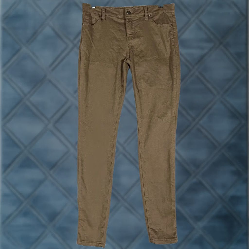 Forever 21 FOREVER 21 Pants Womens Size 28 Beige Tan Stretch Mid Rise Chino Skinny Size 28" / US 6 / IT 42 - 1 Thumbnail