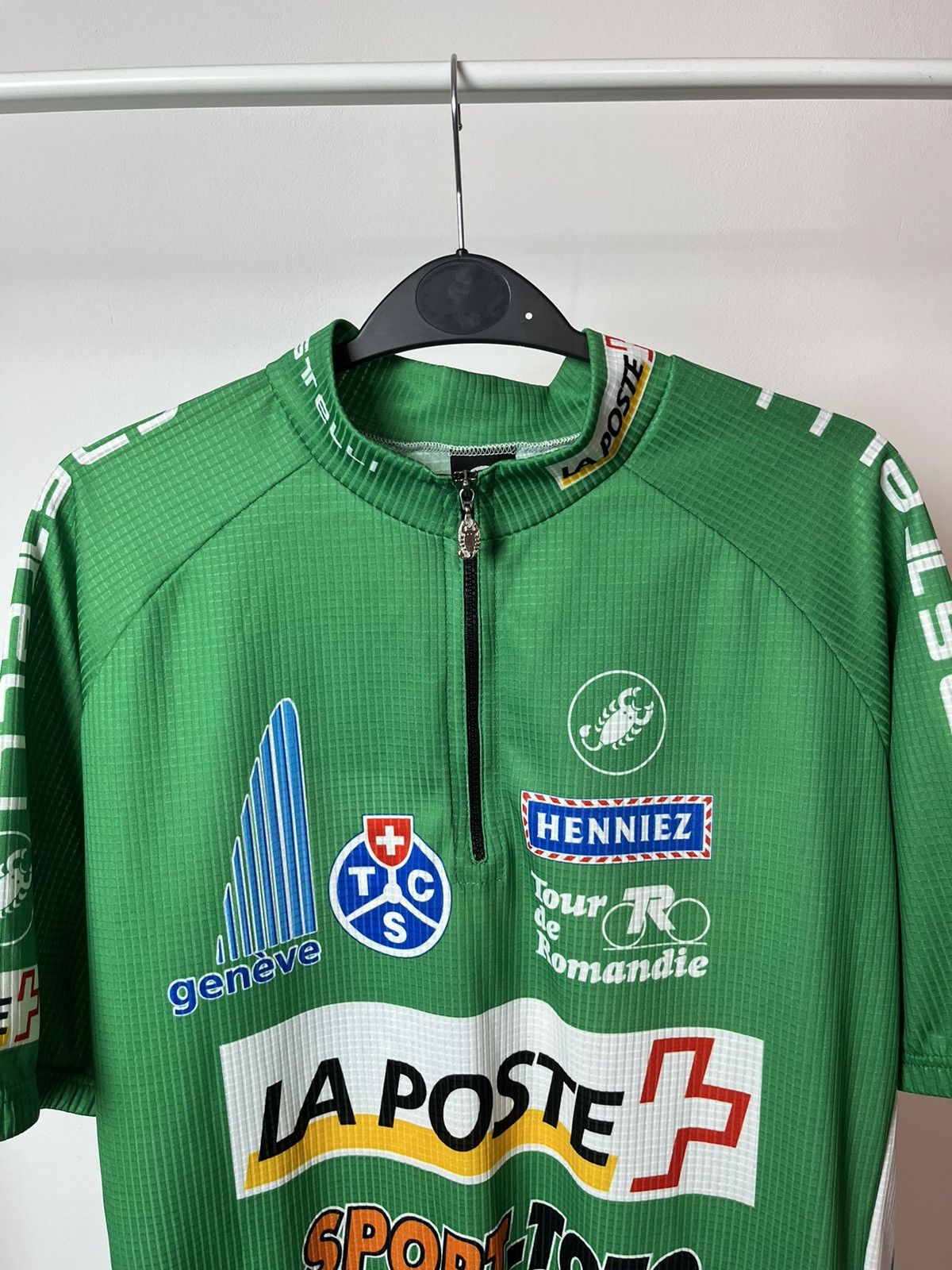 Vintage Vintage Castelli Tour De Romande cycling jersey Italy XXL Size US XXL / EU 58 / 5 - 3 Thumbnail