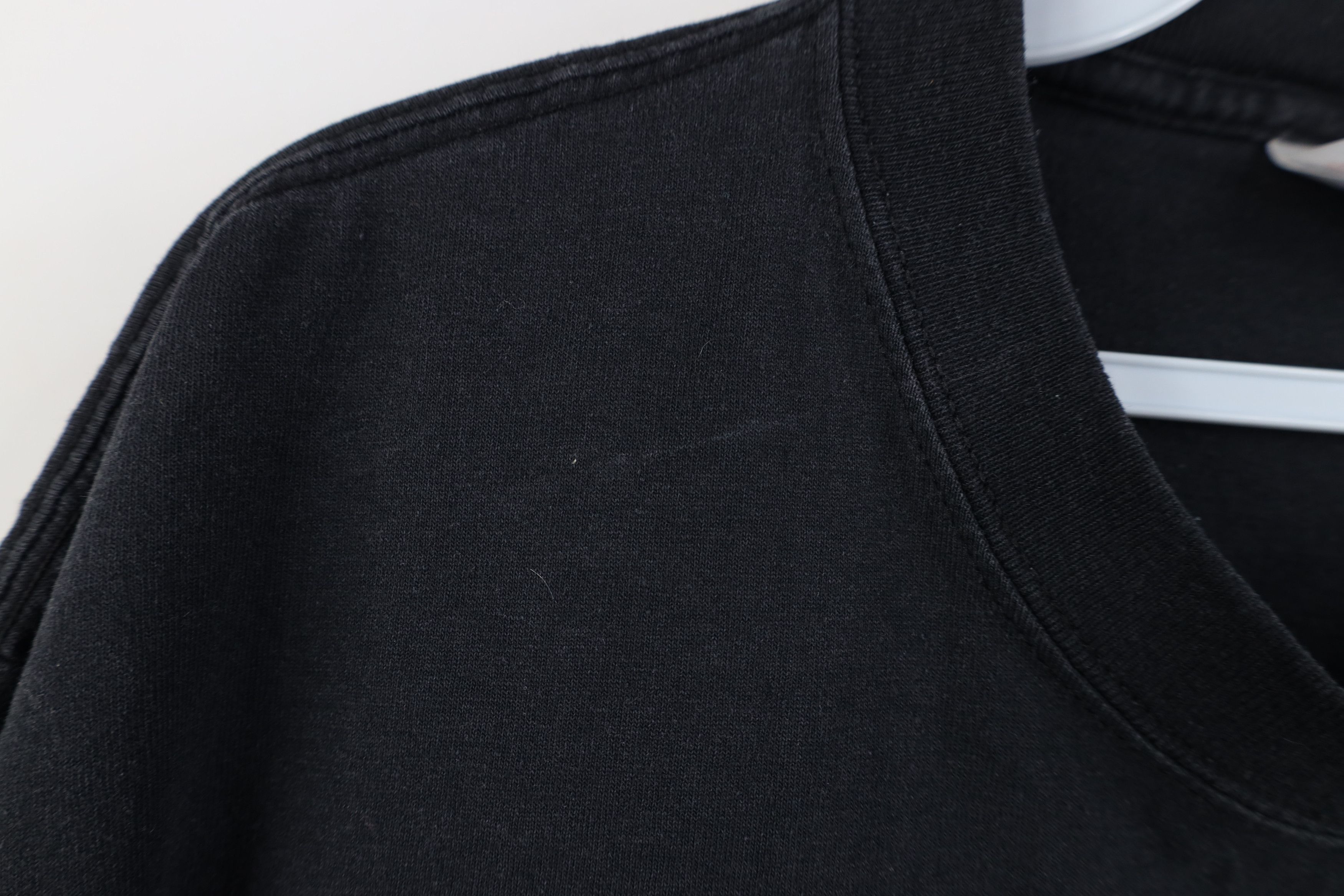 Hanes Vintage 90s Y2K Hanes Heavyweight Short Sleeve T-Shirt Black Size US L / EU 52-54 / 3 - 4 Thumbnail
