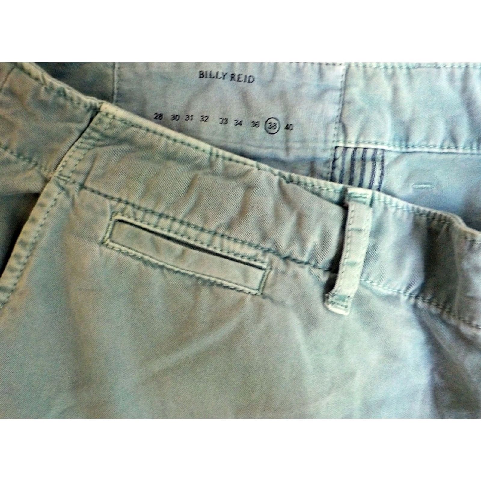Billy Reid Billy Reid Wynn Shorts Men 38 Pistachio Green 100% Cotton Flat Front Casual Shorts Size US 38 / EU 54 - 3 Thumbnail
