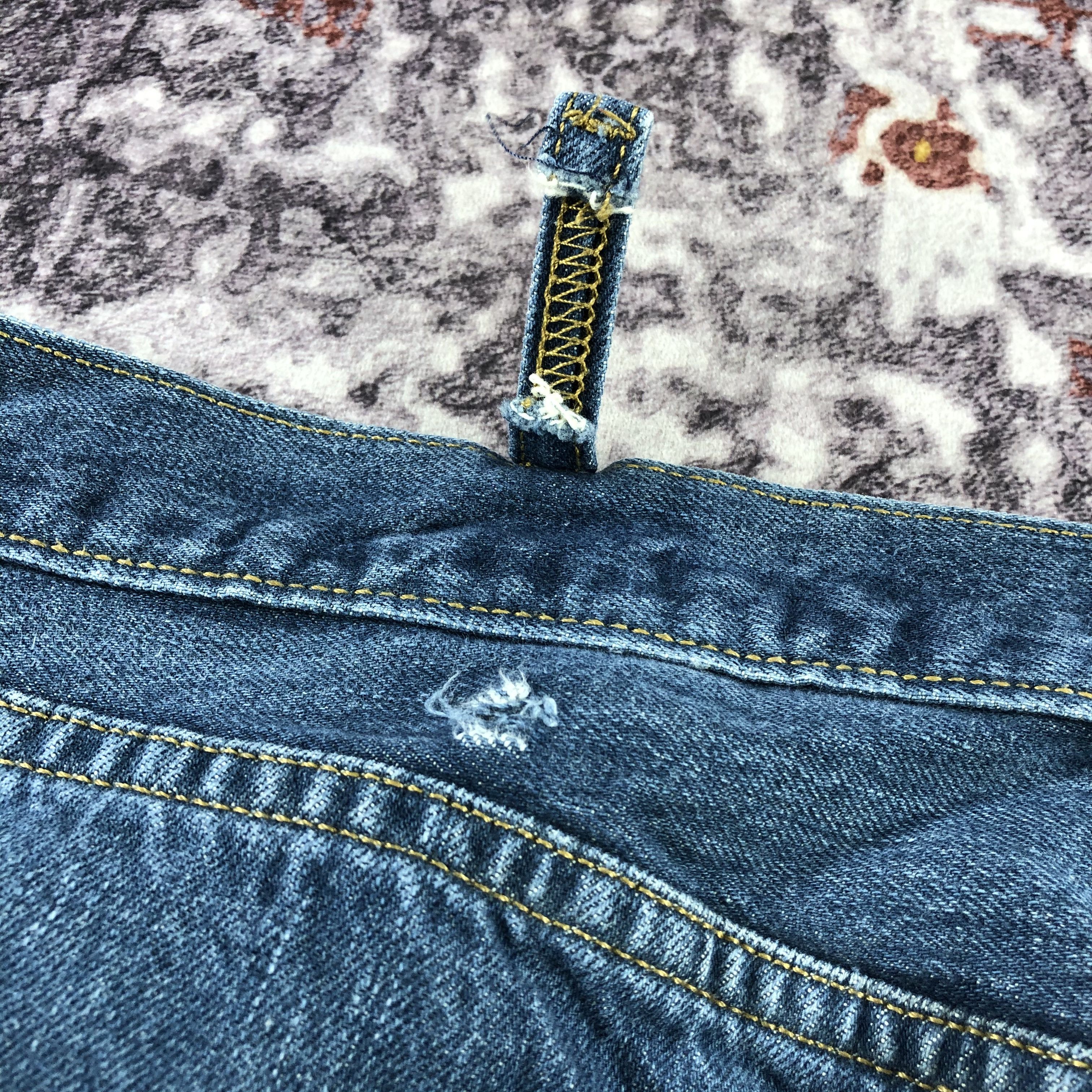 Levi's Vintage Blue Wash Levis 501 Jeans-JM3091 Size US 40 / EU 56 - 6 Thumbnail