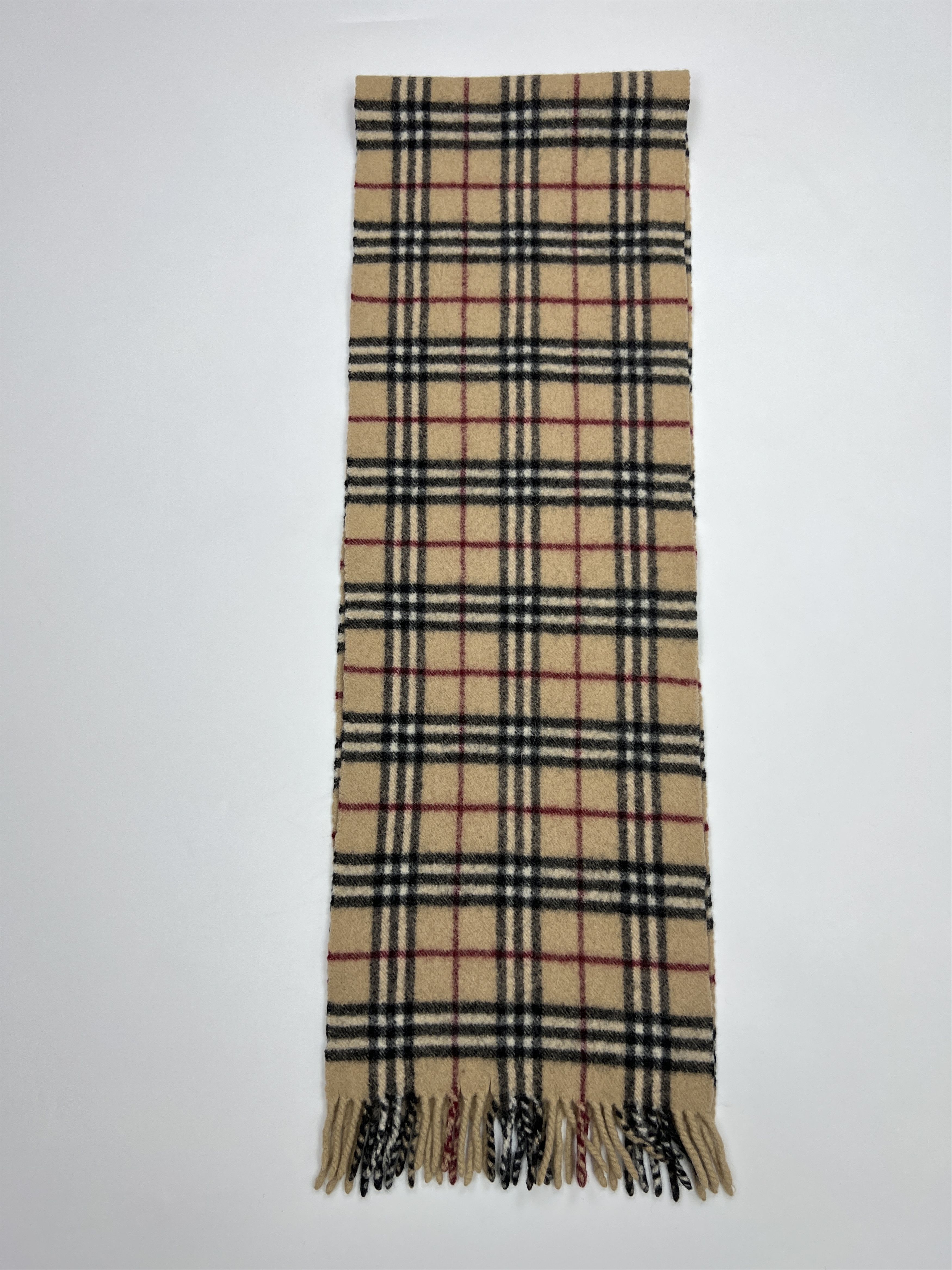 Burberry Vintage Burberry Nova Check Wool Scarf Size ONE SIZE - 4 Thumbnail