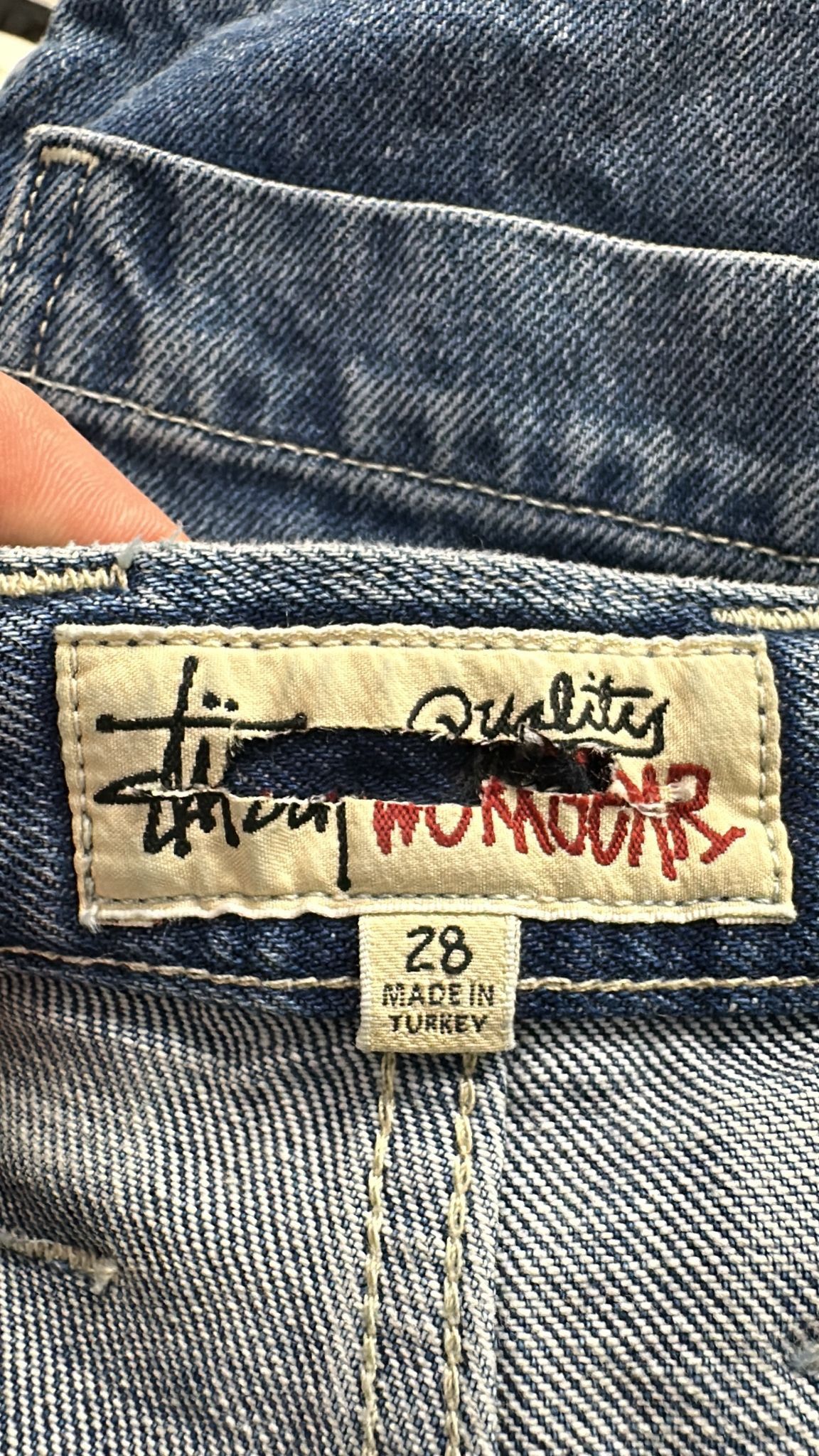 Stussy × Vintage Stüssy Double Knee Work Pant Blue Size 28 Size US 28 / EU 44 - 7 Thumbnail