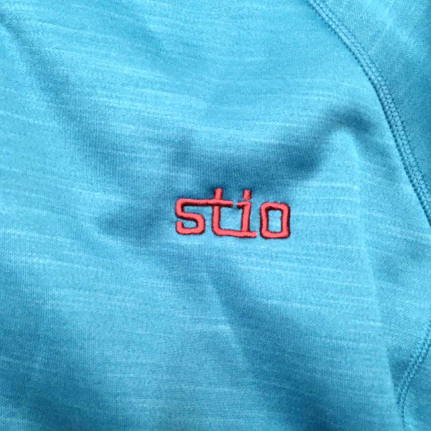 Vintage Stio Gannett Peak Half Zip Fleece Pullover Mens 2XL Blue Logo 1/4 Zip Thermal Pockets Mock Neck Size US XXL / EU 58 / 5 - 4 Thumbnail