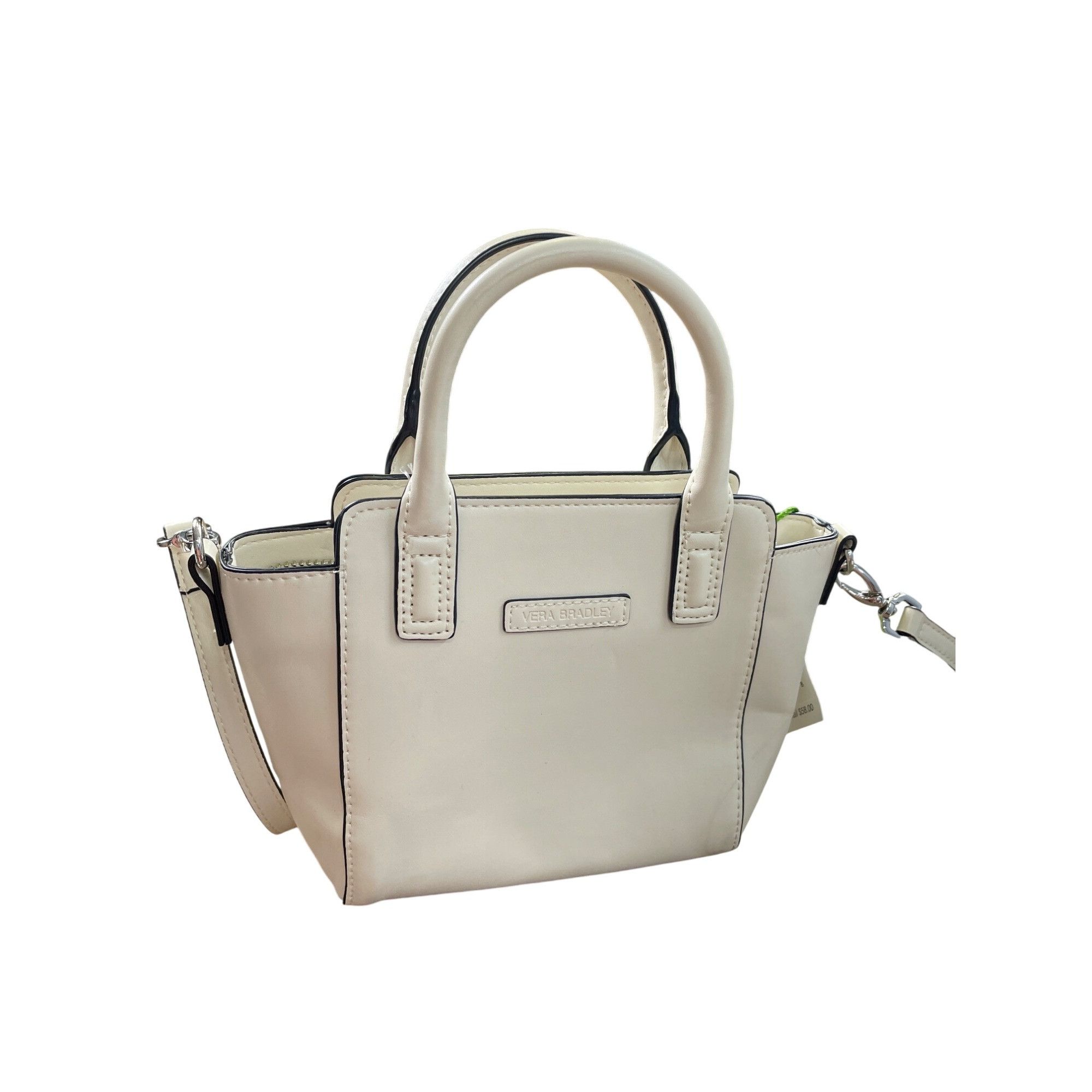 Vera Bradley Vera Bradley Mini off white Faux Leather Satchel With Adjust Size ONE SIZE - 1 Thumbnail