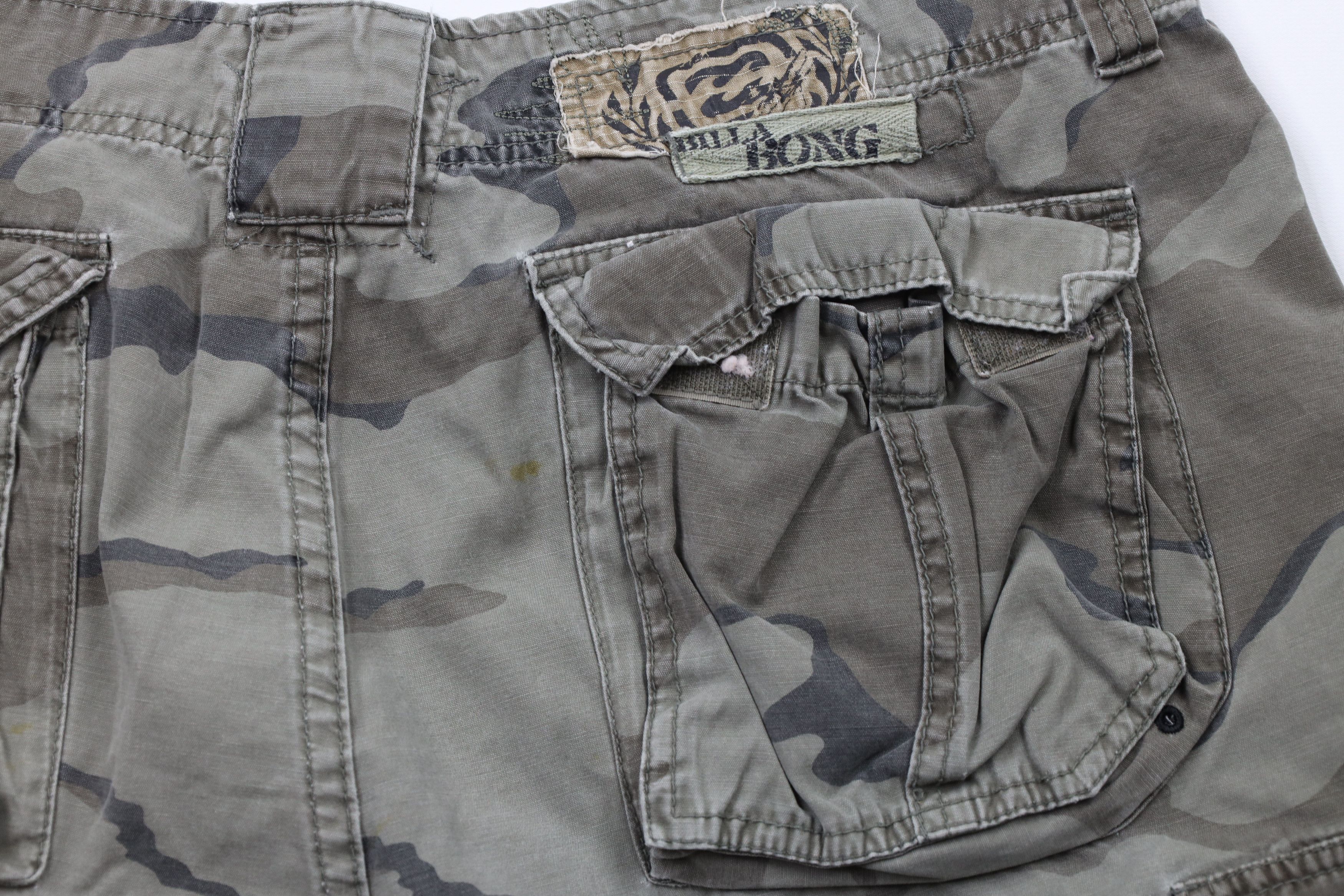 Billabong × Vintage Vintage Billabong Surfing Out Camouflage Cargo Shorts AS IS Size US 38 / EU 54 - 12 Thumbnail