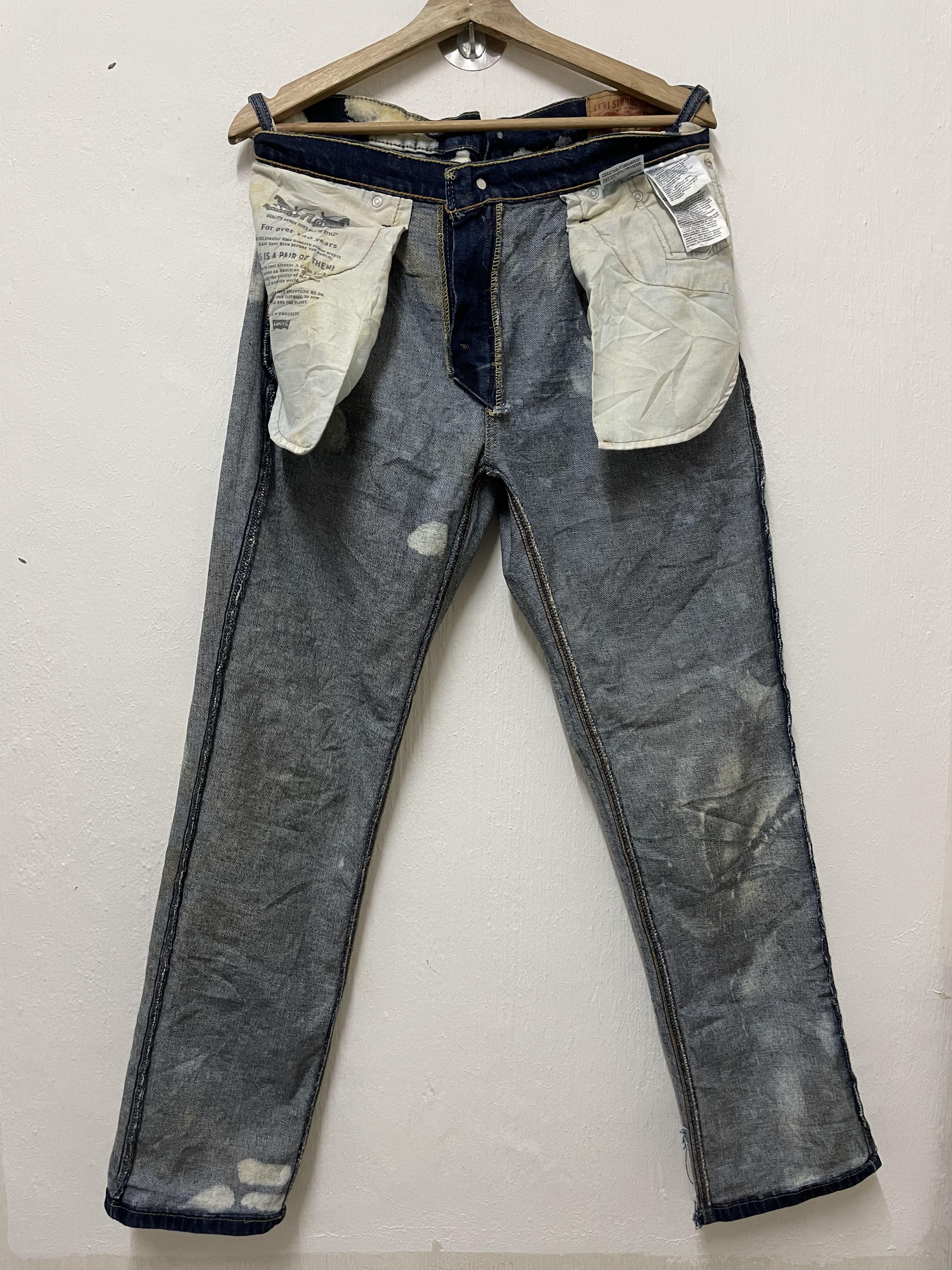 Vintage Vintage Levis Acidwash x Vintage Size US 35 - 8 Thumbnail