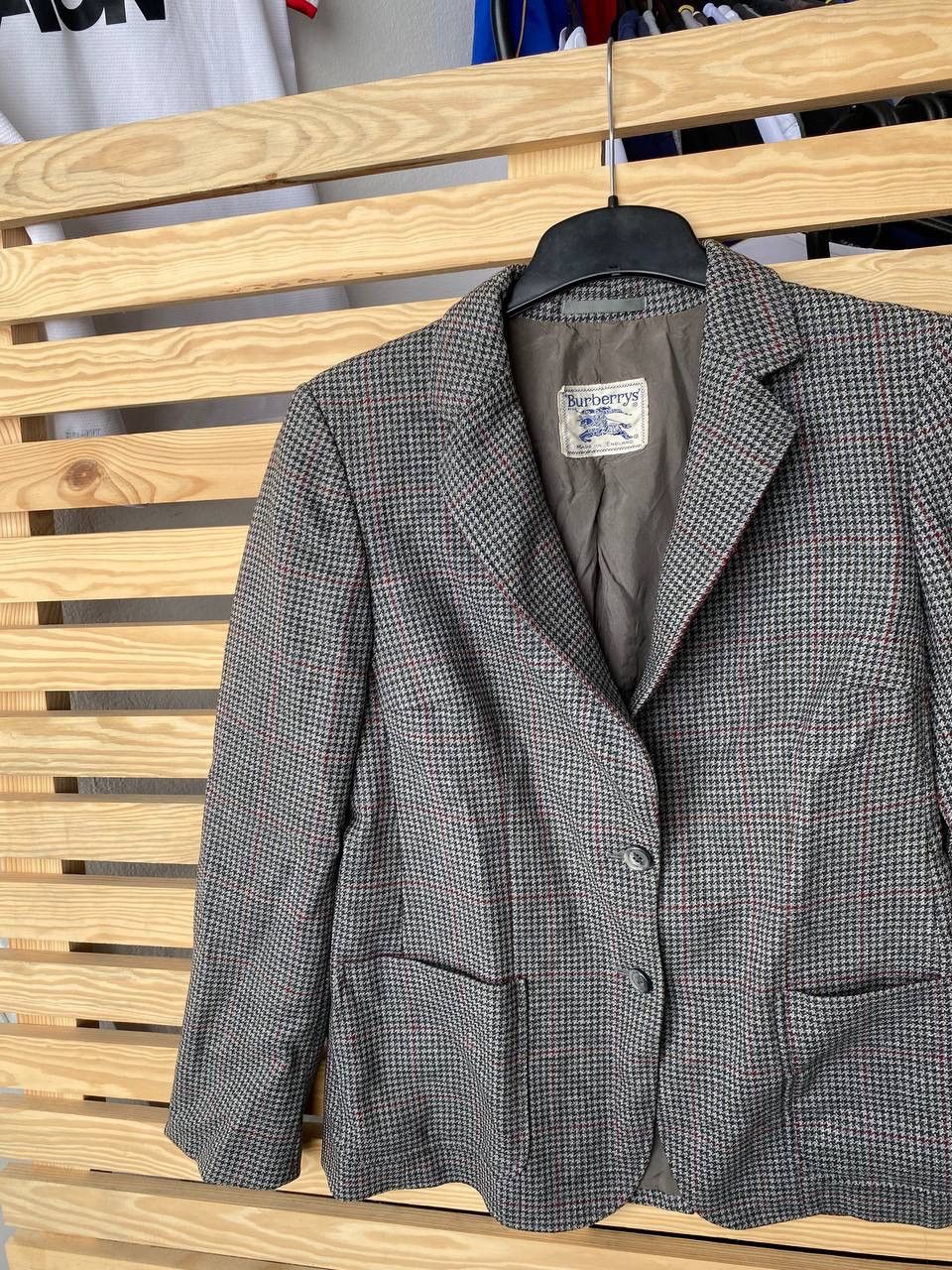Burberry × Vintage 💥RARE💥Vintage Burberry Blazer Jacket Wool Size M / US 6-8 / IT 42-44 - 2 Thumbnail
