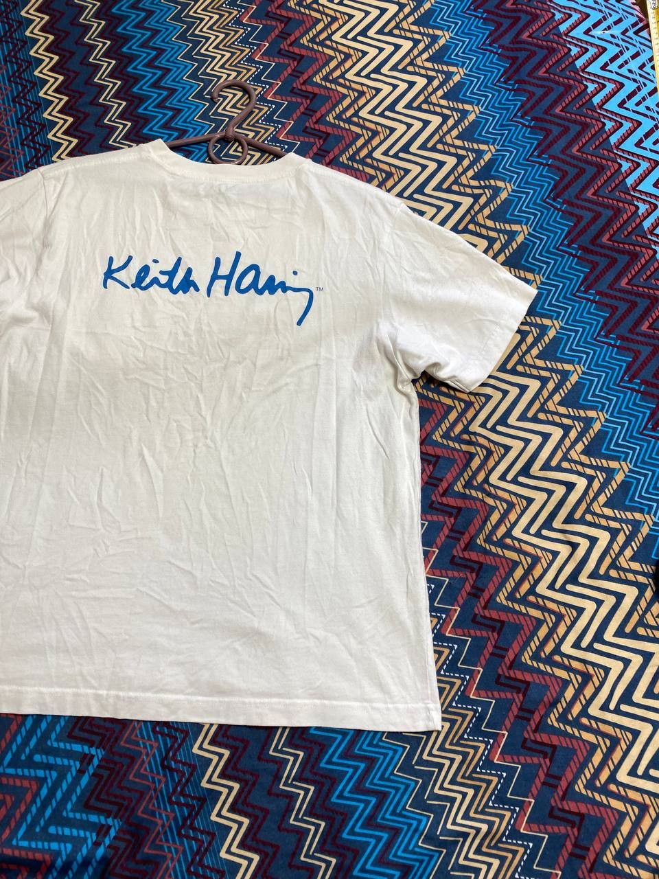 Uniqlo Streetwear T-Shirt Uniqlo x Keith Haring logo Y2K Vintage Size US L / EU 52-54 / 3 - 18 Thumbnail