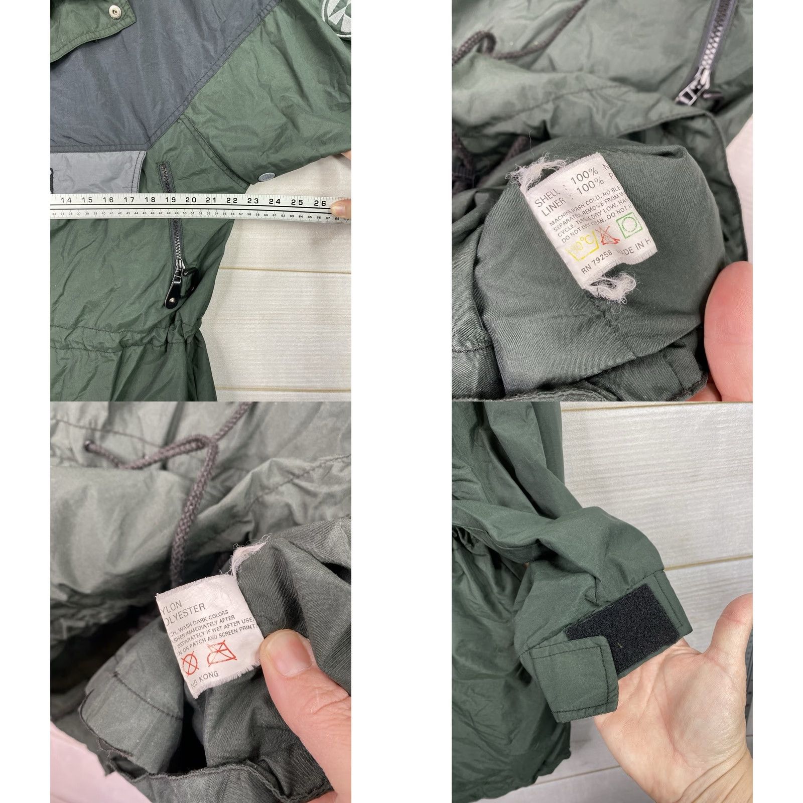 Ocean Pacific Vtg Ocean Pacific Hooded Jacket Mens L Surf Snowboard Ski Shell Zip Crew Neck Nylon Softshell Green 90s Sports Mens Size US L / EU 52-54 / 3 - 8 Thumbnail