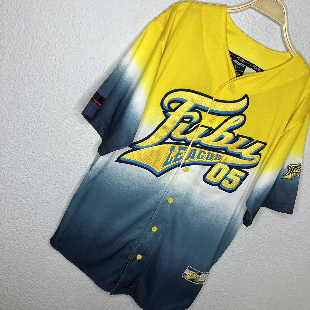 Fubu Vintage Fubu 05 Baseball Jersey Shirt 90s Rap Tee Hip Hop Size US M / EU 48-50 / 2 - 2 Thumbnail