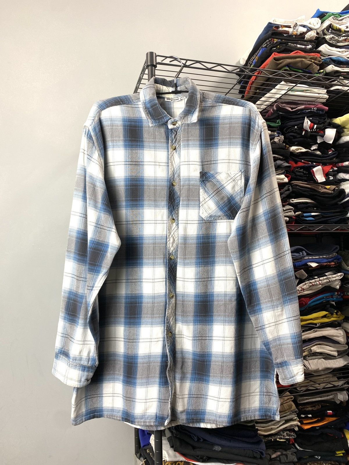 Flannel 90’s Vintage Flannel Plaid Shirt Checkered Travis Scott Size US L / EU 52-54 / 3 - 1 Thumbnail